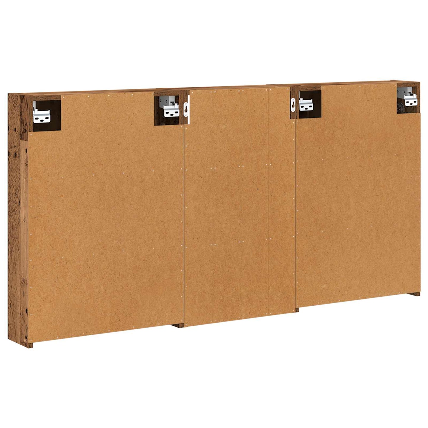 Baderomsskapsett 3 pcs 140 x 14,5 x 70 cm Konstruert tre