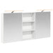Baderomsskapsett 3 pcs 140 x 14,5 x 70 cm Konstruert tre