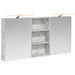 Baderomsskapsett 3 pcs 140 x 14,5 x 70 cm Konstruert tre