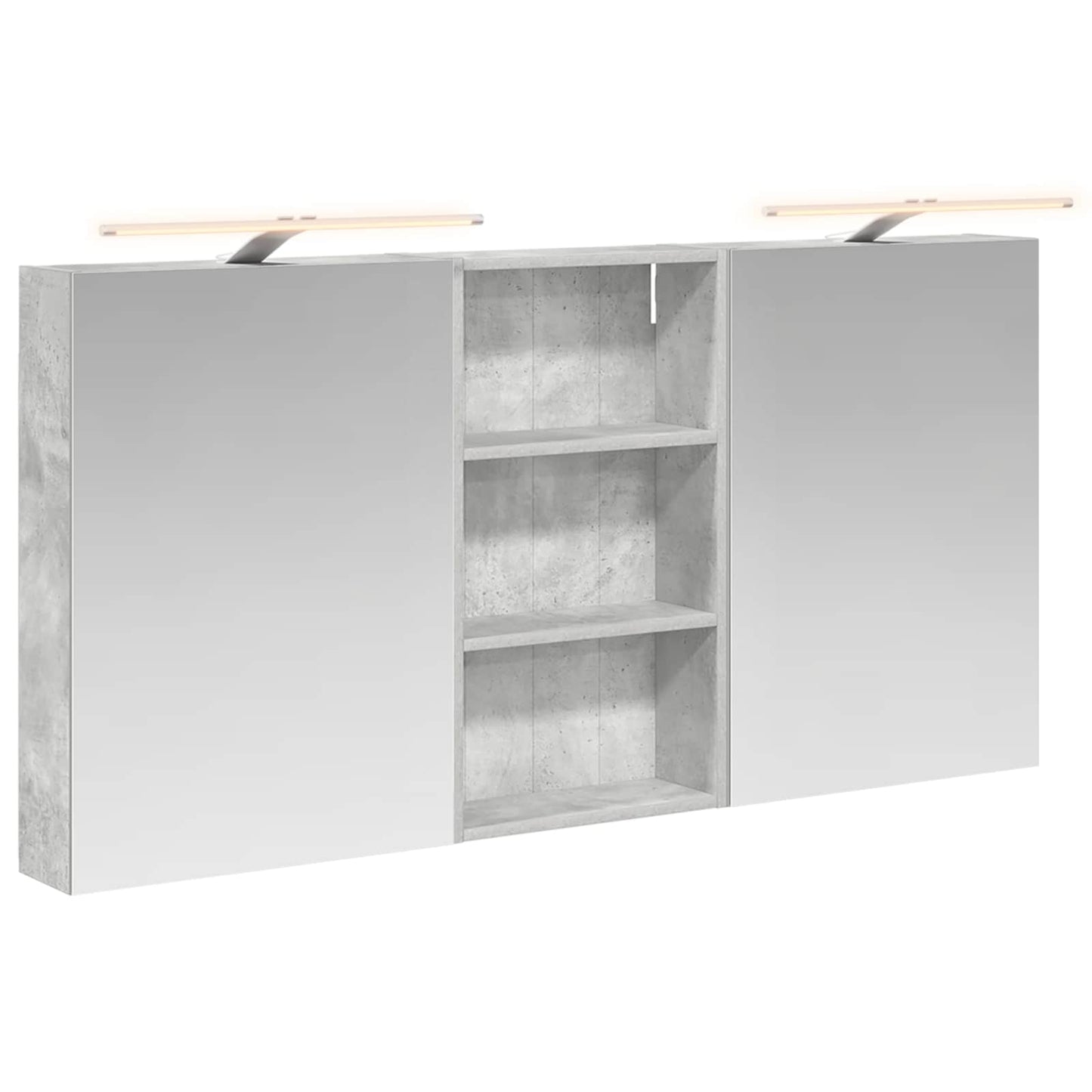 Baderomsskapsett 3 pcs 140 x 14,5 x 70 cm Konstruert tre