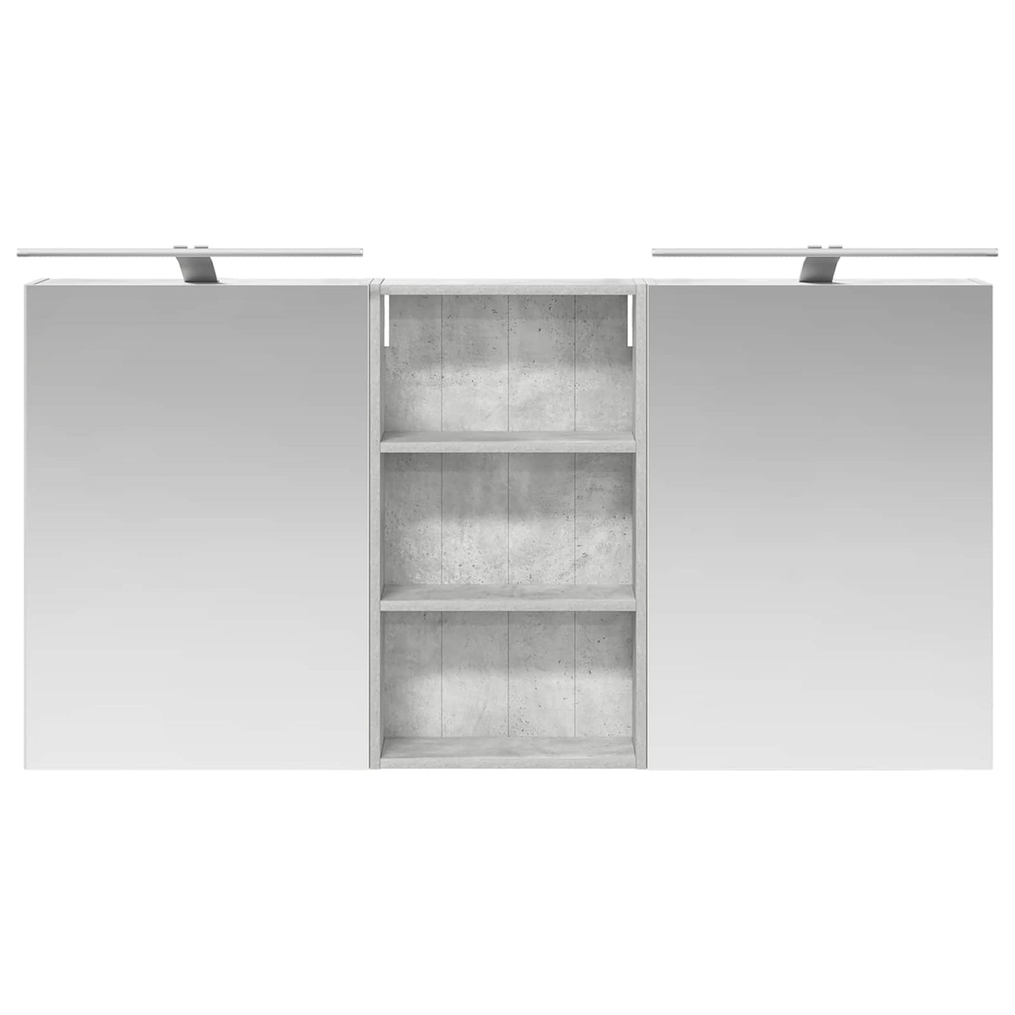 Baderomsskapsett 3 pcs 140 x 14,5 x 70 cm Konstruert tre