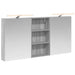 Baderomsskapsett 3 pcs 140 x 14,5 x 70 cm Konstruert tre