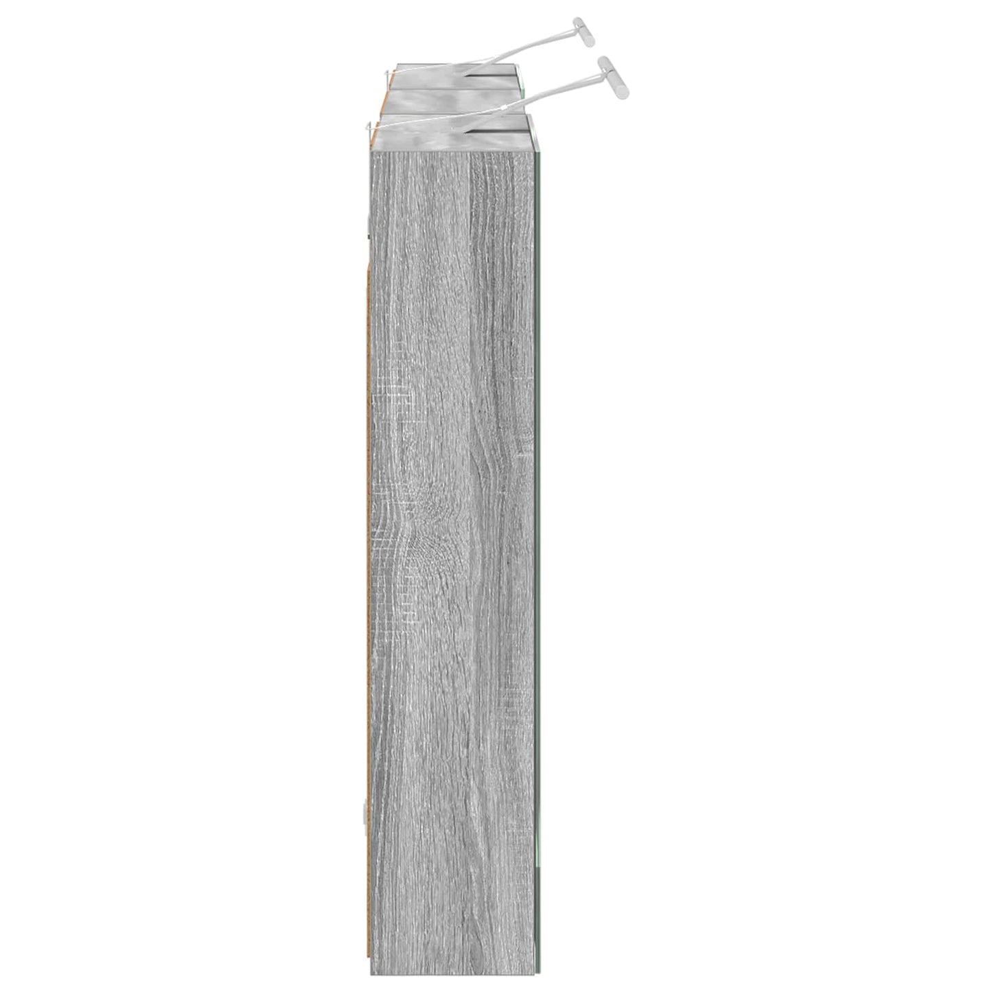 Baderomsskapsett 3 pcs 140 x 14,5 x 70 cm Konstruert tre