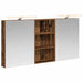 Baderomsskapsett 3 pcs 140 x 14,5 x 70 cm Konstruert tre