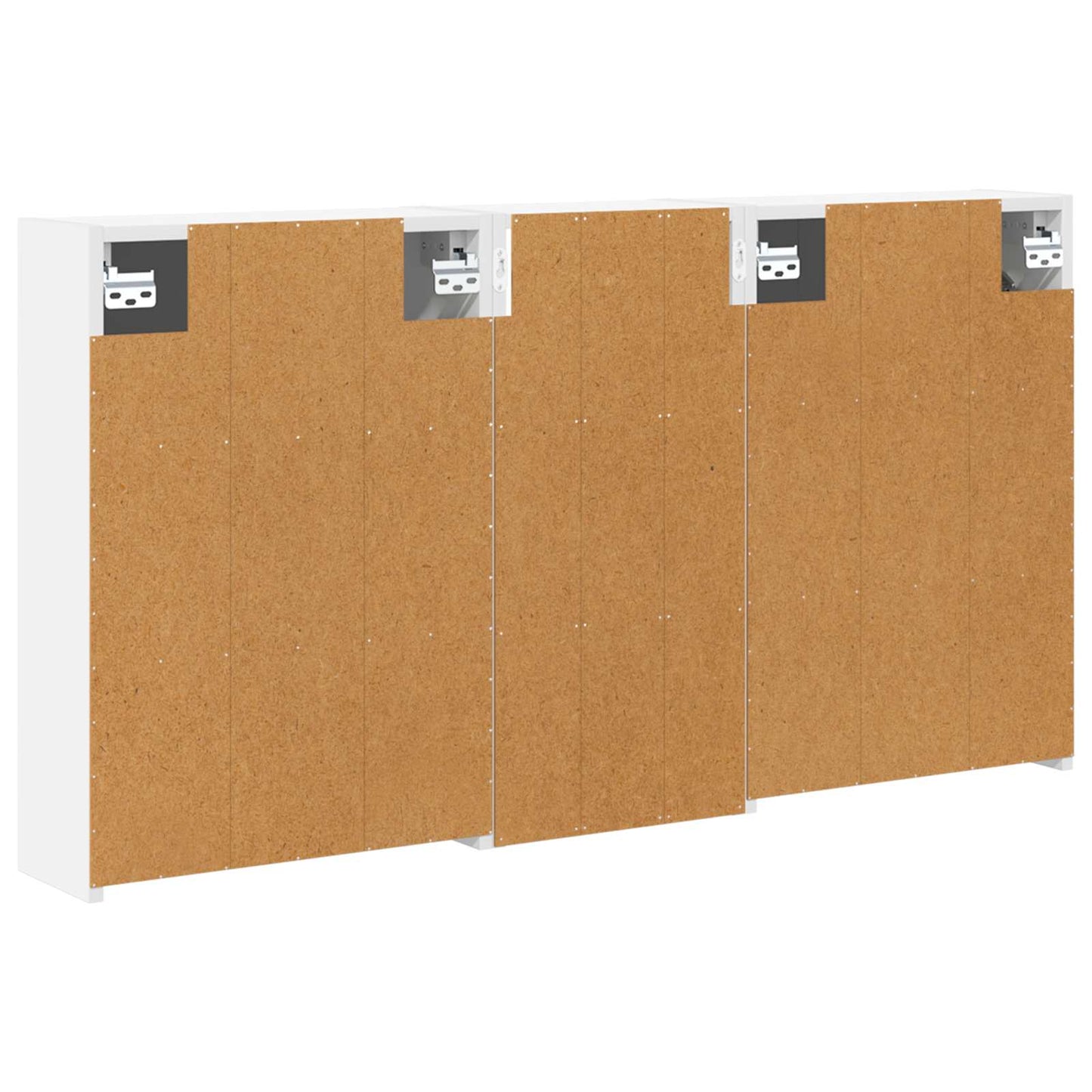 Baderomsskapsett for 3 pcs 116 x 16 x 62,5 cm Konstruert tre