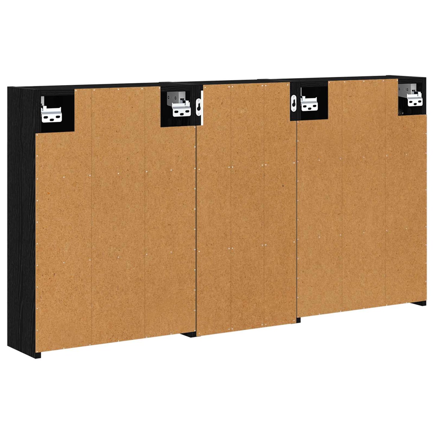 Baderomsskapsett for 3 pcs 116 x 16 x 62,5 cm Konstruert tre