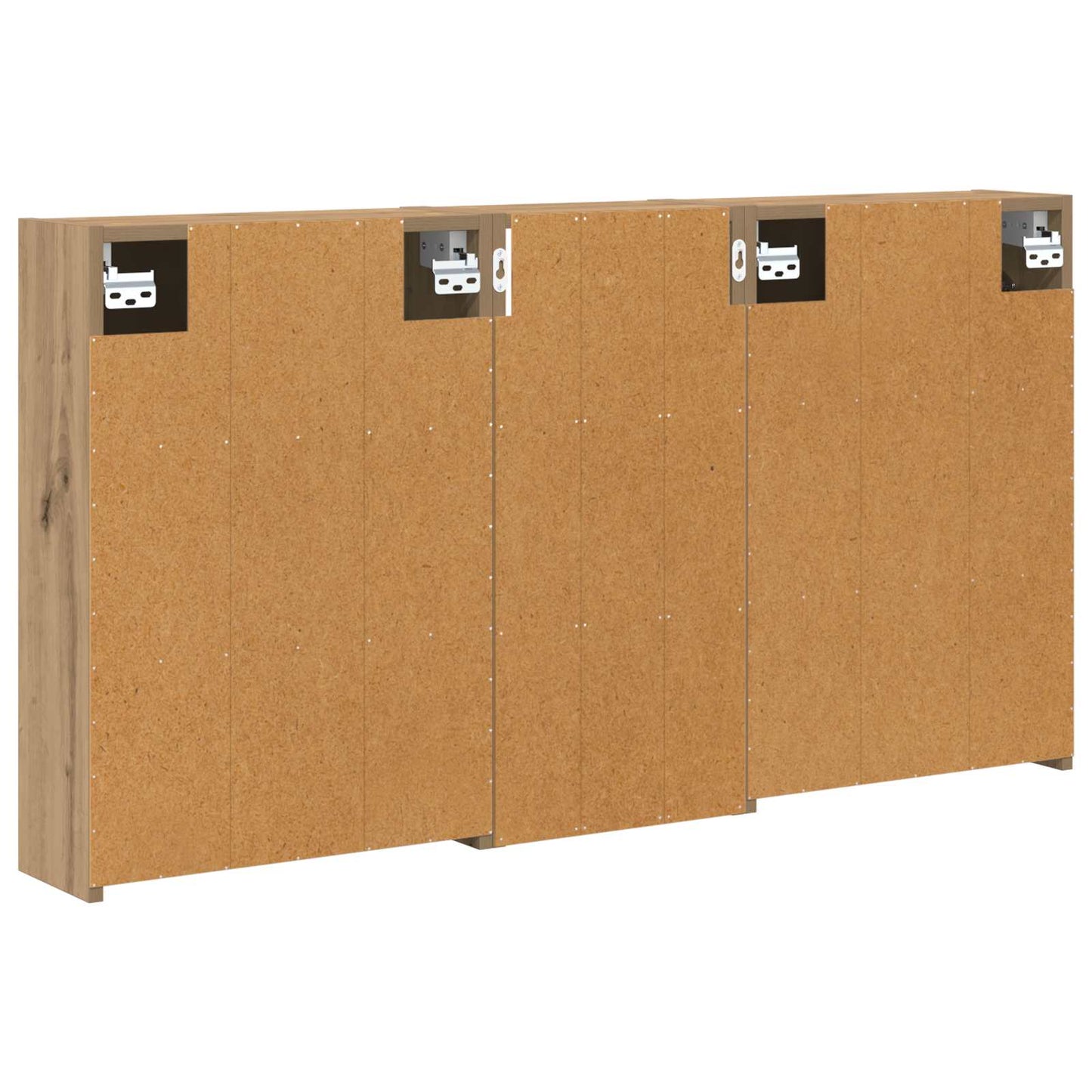 Baderomsskapsett 3 stk. 116 x 16 x 62,5 cm Konstruert tre