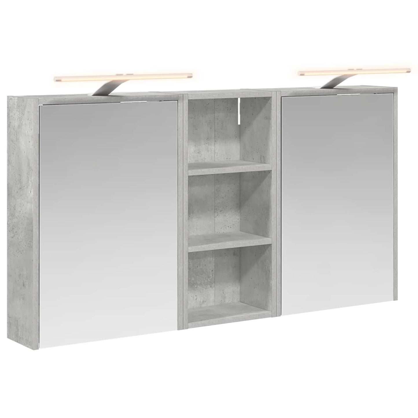 Baderomsskapsett for 3 pcs 116 x 16 x 62,5 cm Konstruert tre