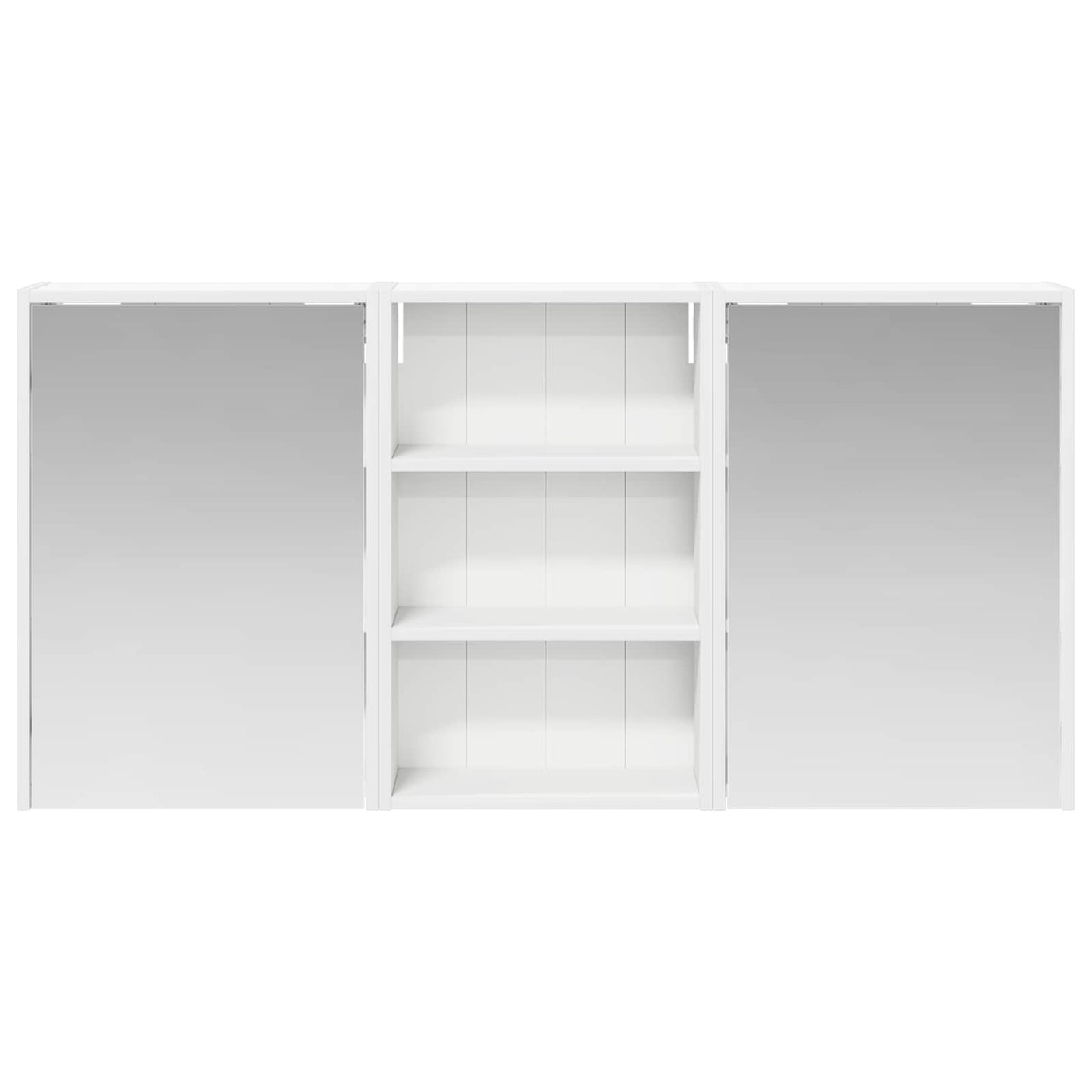 Baderomsskapsett 3 pcs 126 x 16 x 62.5 cm Konstruert tre