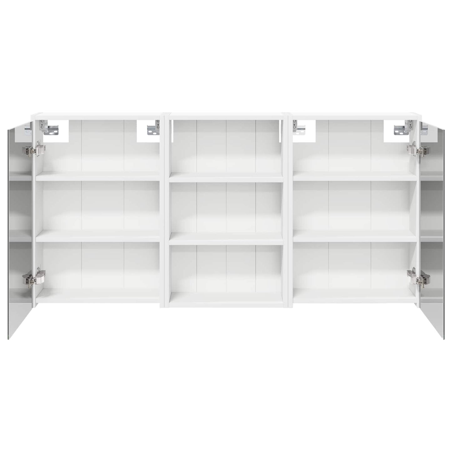 Baderomsskapsett 3 pcs 126 x 16 x 62.5 cm Konstruert tre