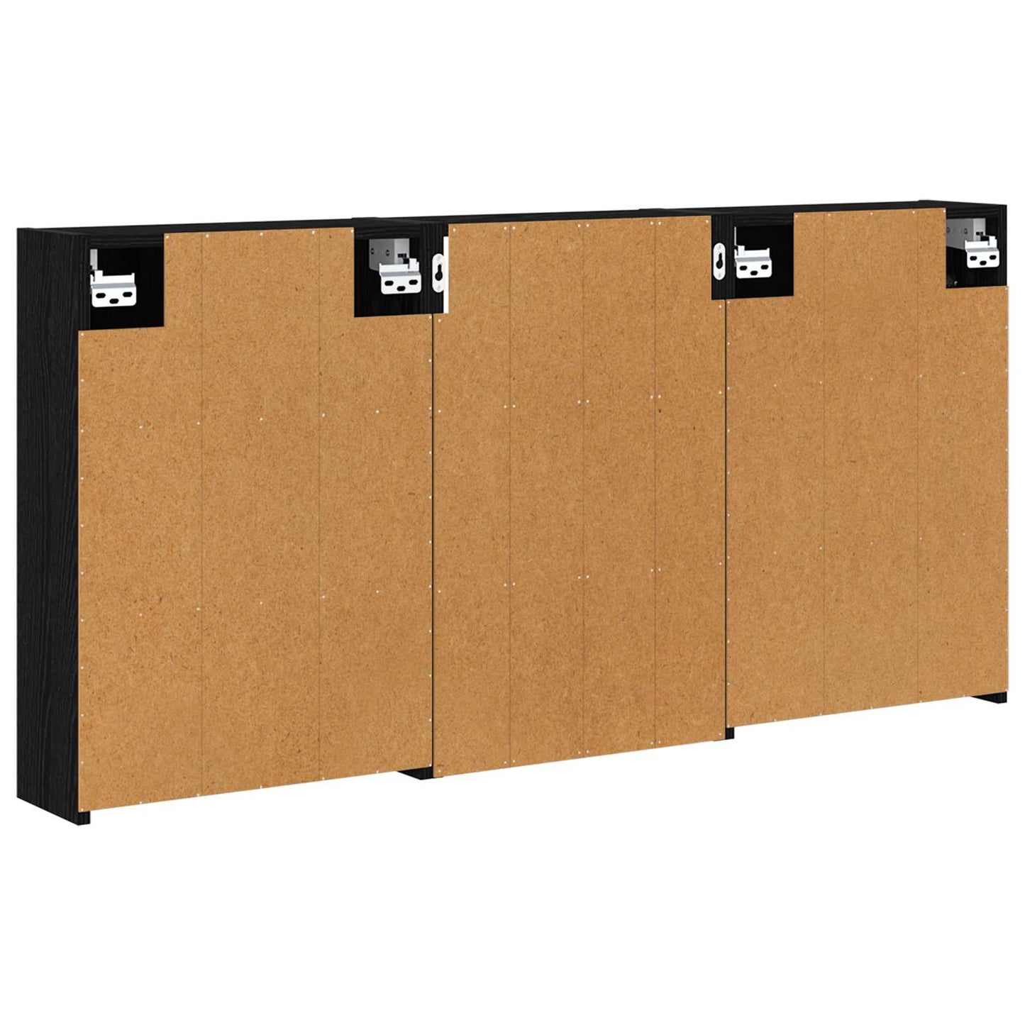 Baderomsskapsett 3 pcs 126 x 16 x 62.5 cm Konstruert tre