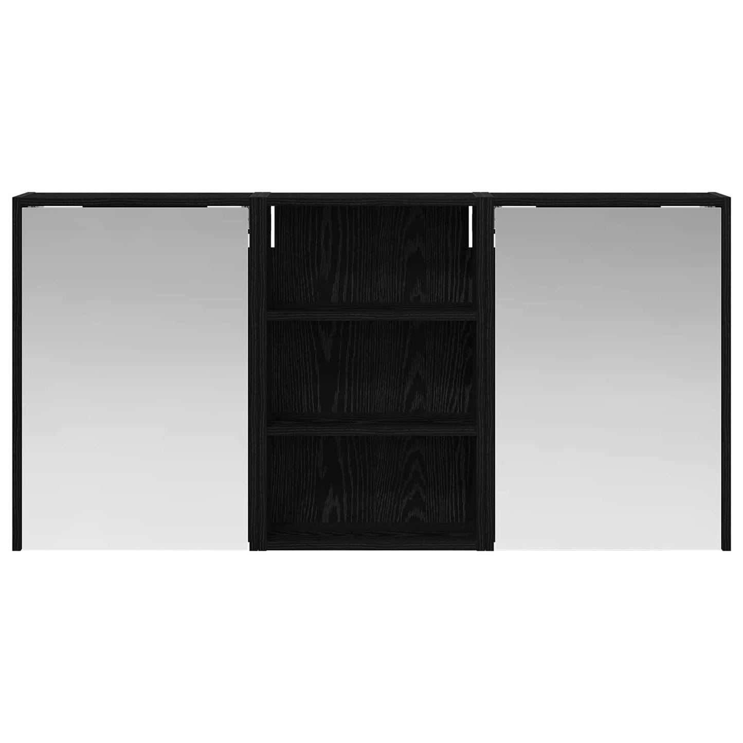 Baderomsskapsett 3 pcs 126 x 16 x 62.5 cm Konstruert tre