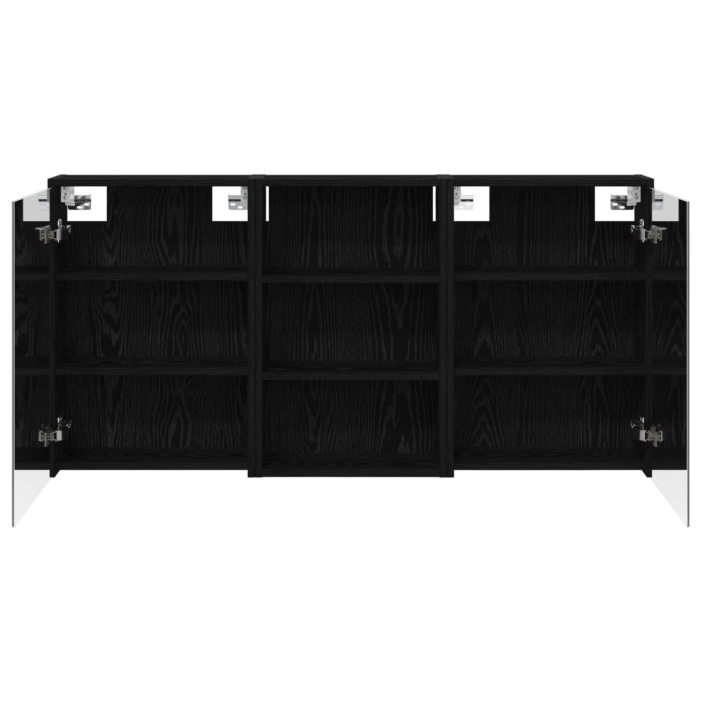 Baderomsskapsett 3 pcs 126 x 16 x 62.5 cm Konstruert tre