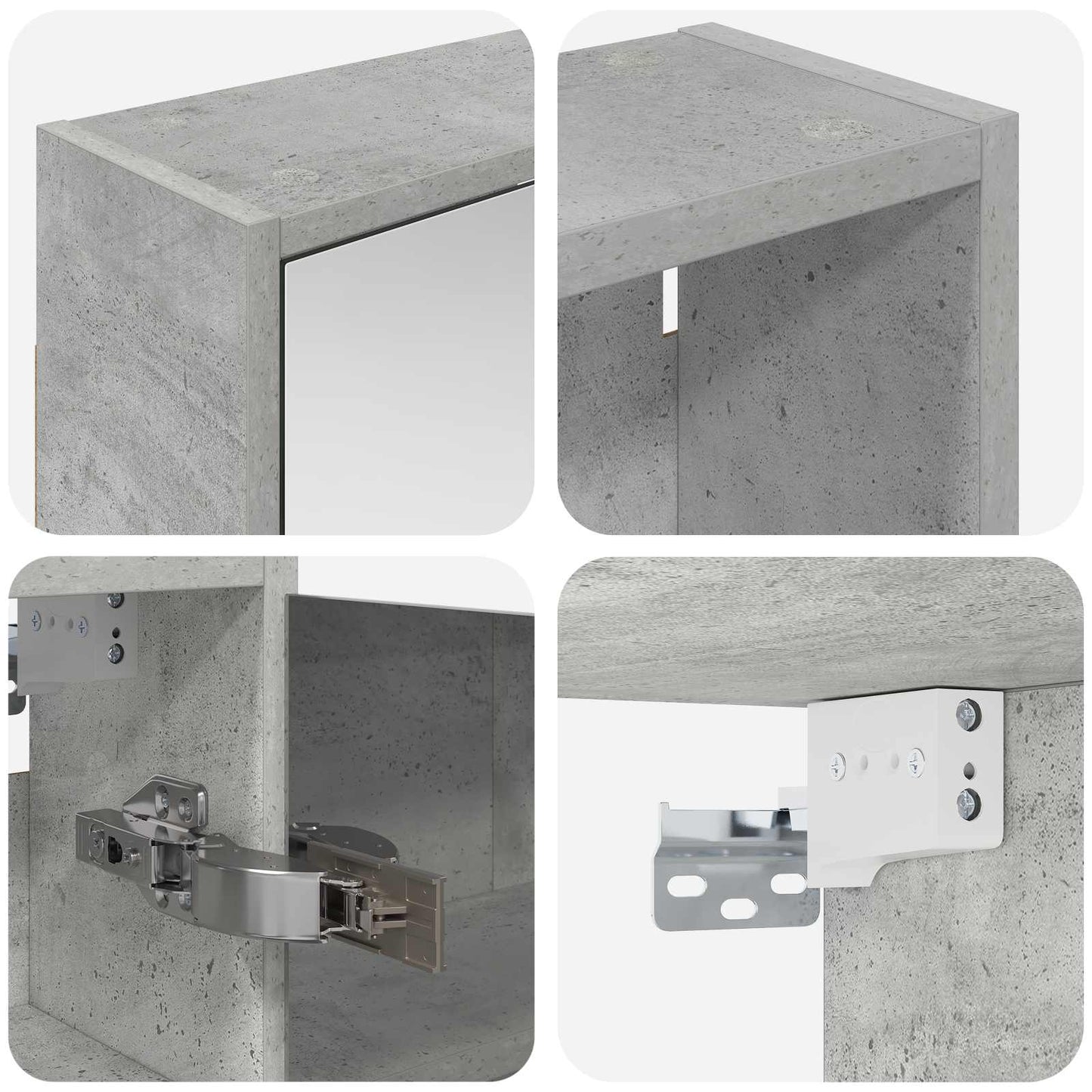 Baderomsskapsett 3 pcs 126 x 16 x 62.5 cm Konstruert tre