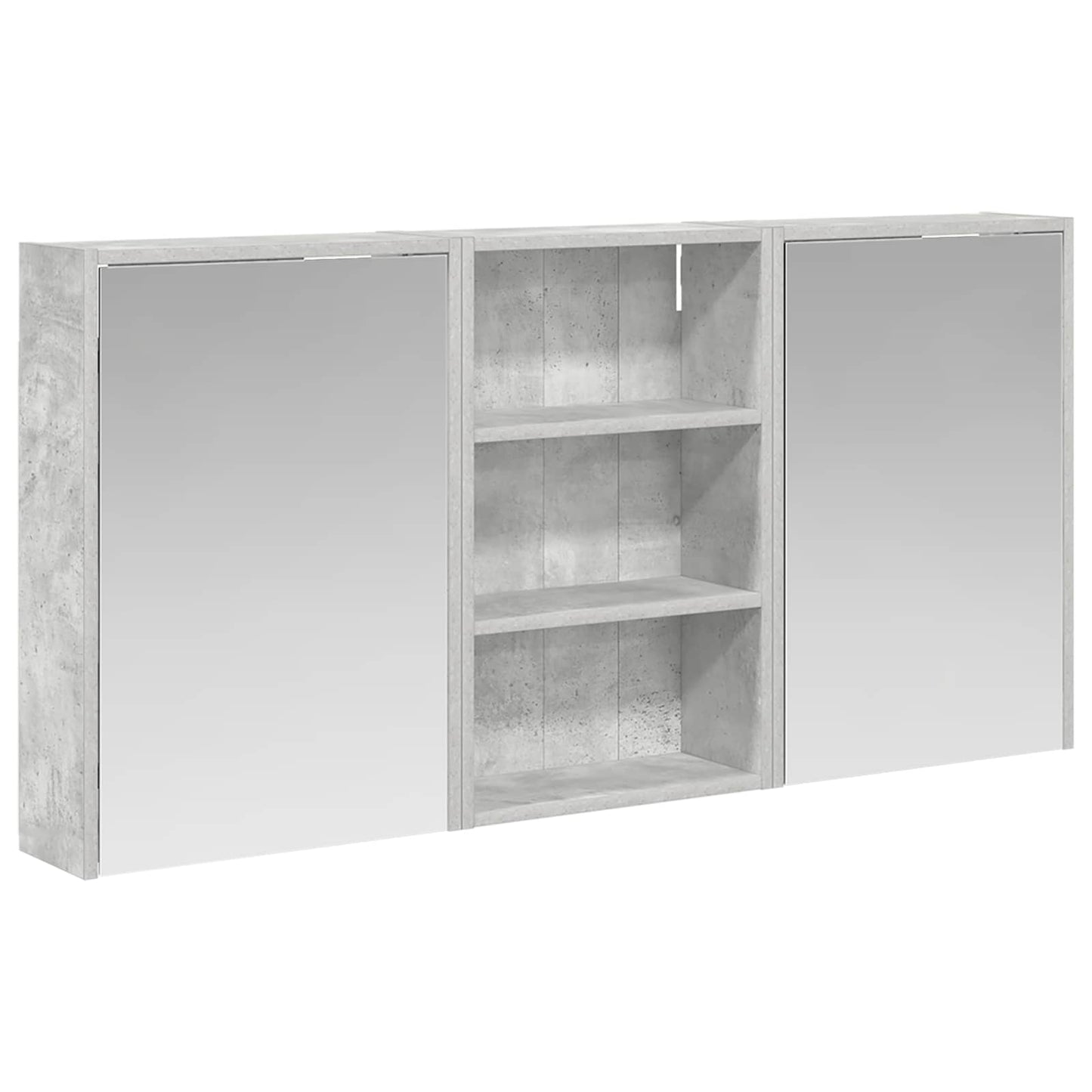 Baderomsskapsett 3 pcs 126 x 16 x 62.5 cm Konstruert tre