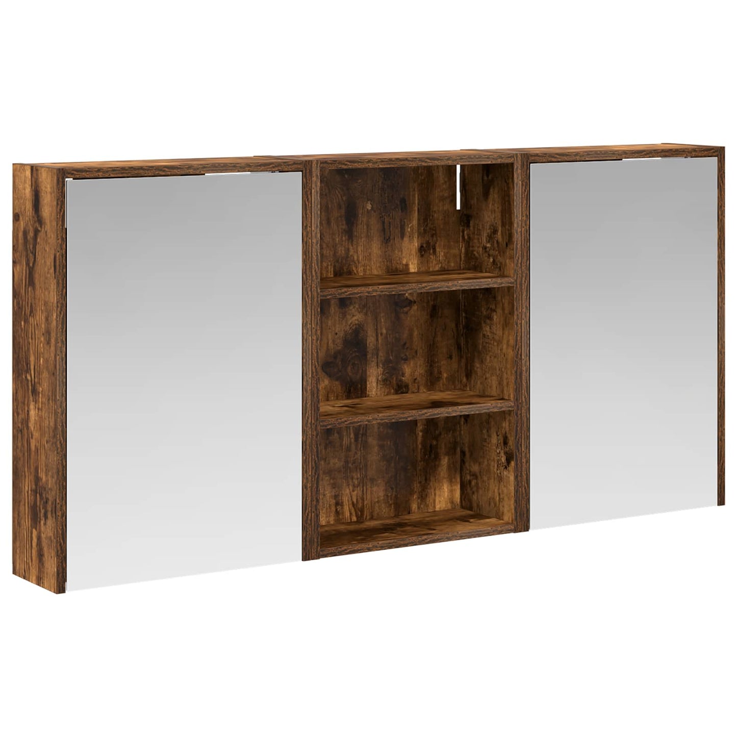 Baderomsskapsett 3 pcs 126 x 16 x 62.5 cm Konstruert tre
