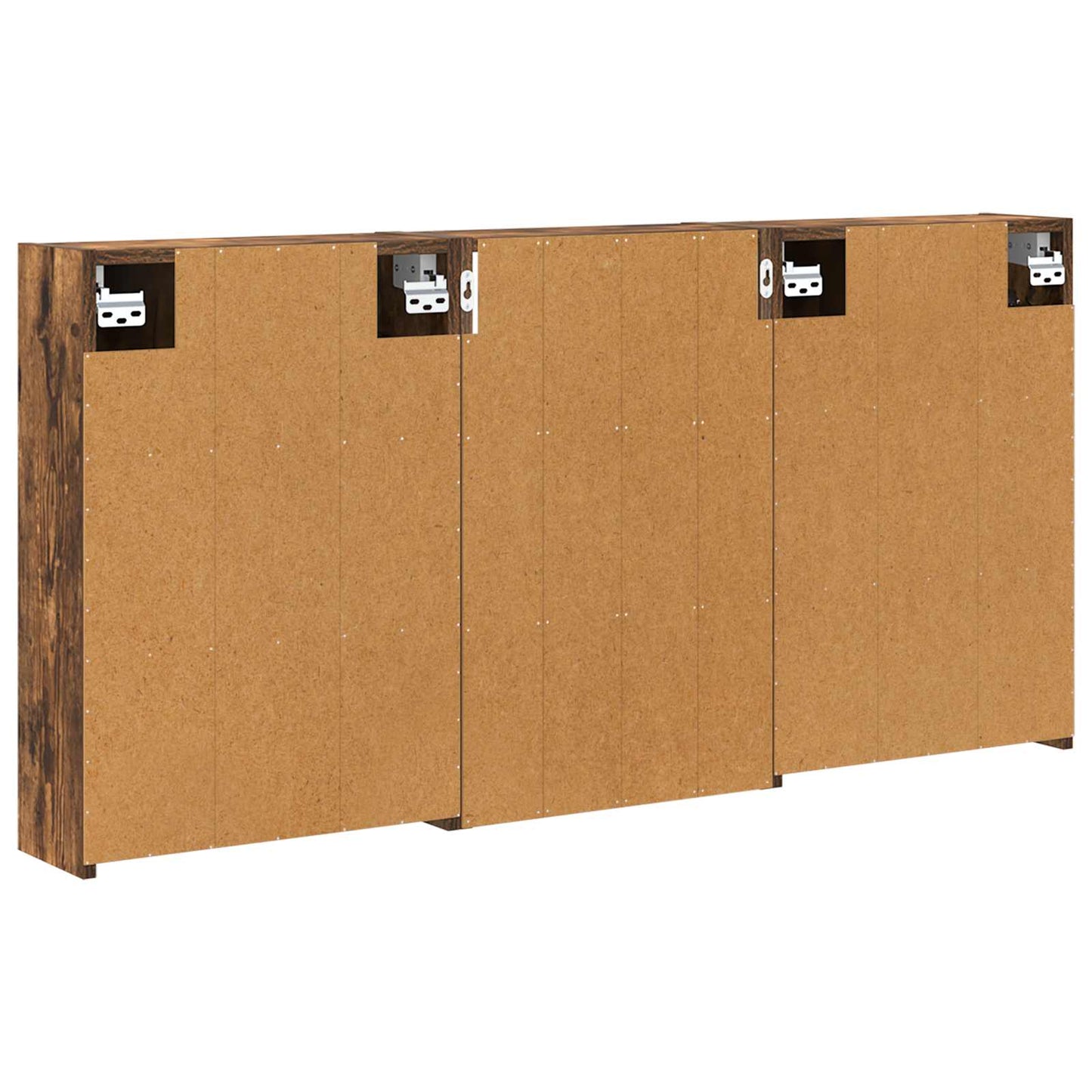 Baderomsskapsett 3 pcs 126 x 16 x 62.5 cm Konstruert tre