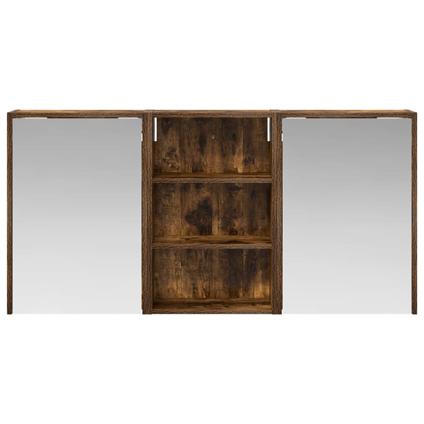 Baderomsskapsett 3 pcs 126 x 16 x 62.5 cm Konstruert tre