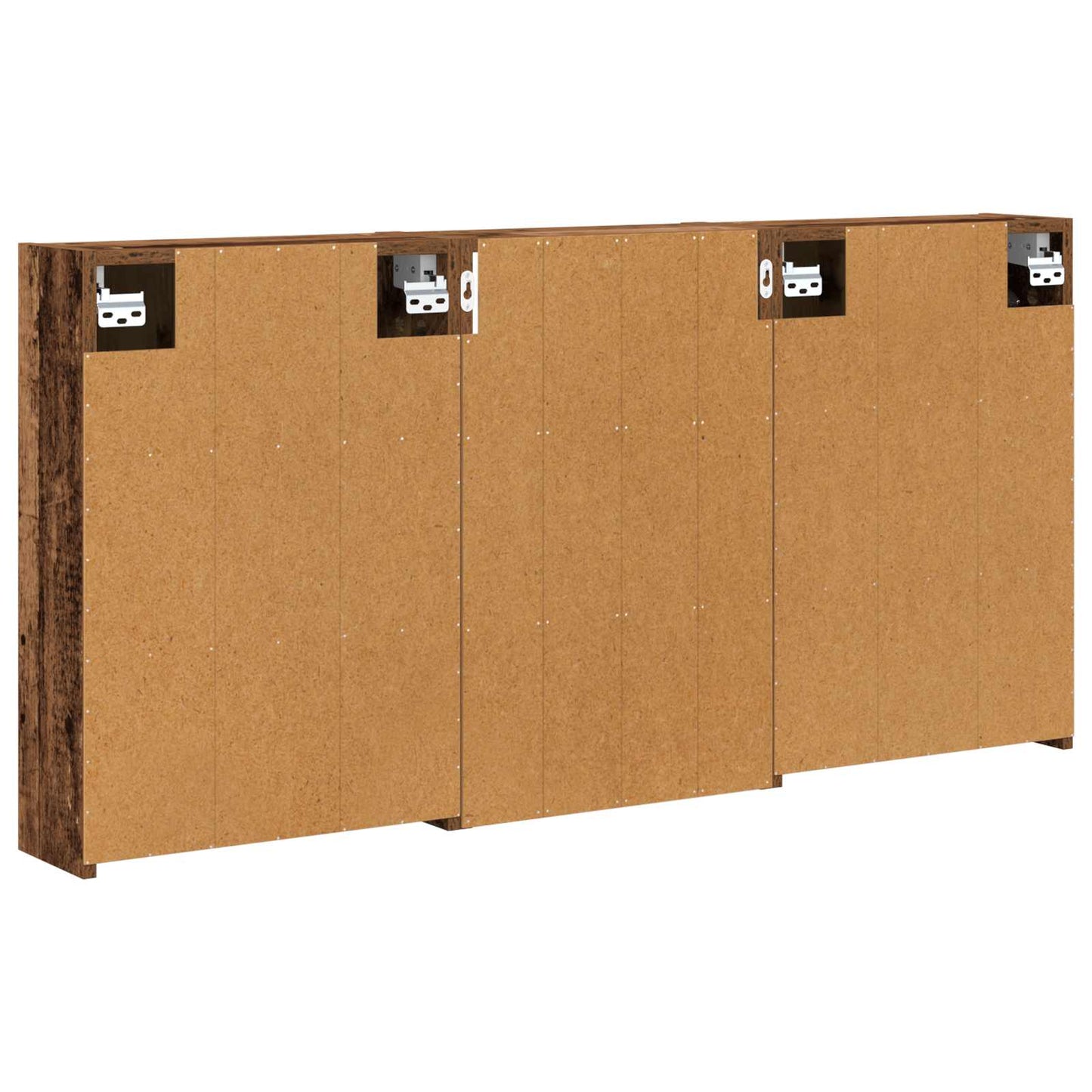 Baderomsskapsett 3 pcs 126 x 16 x 62.5 cm Konstruert tre