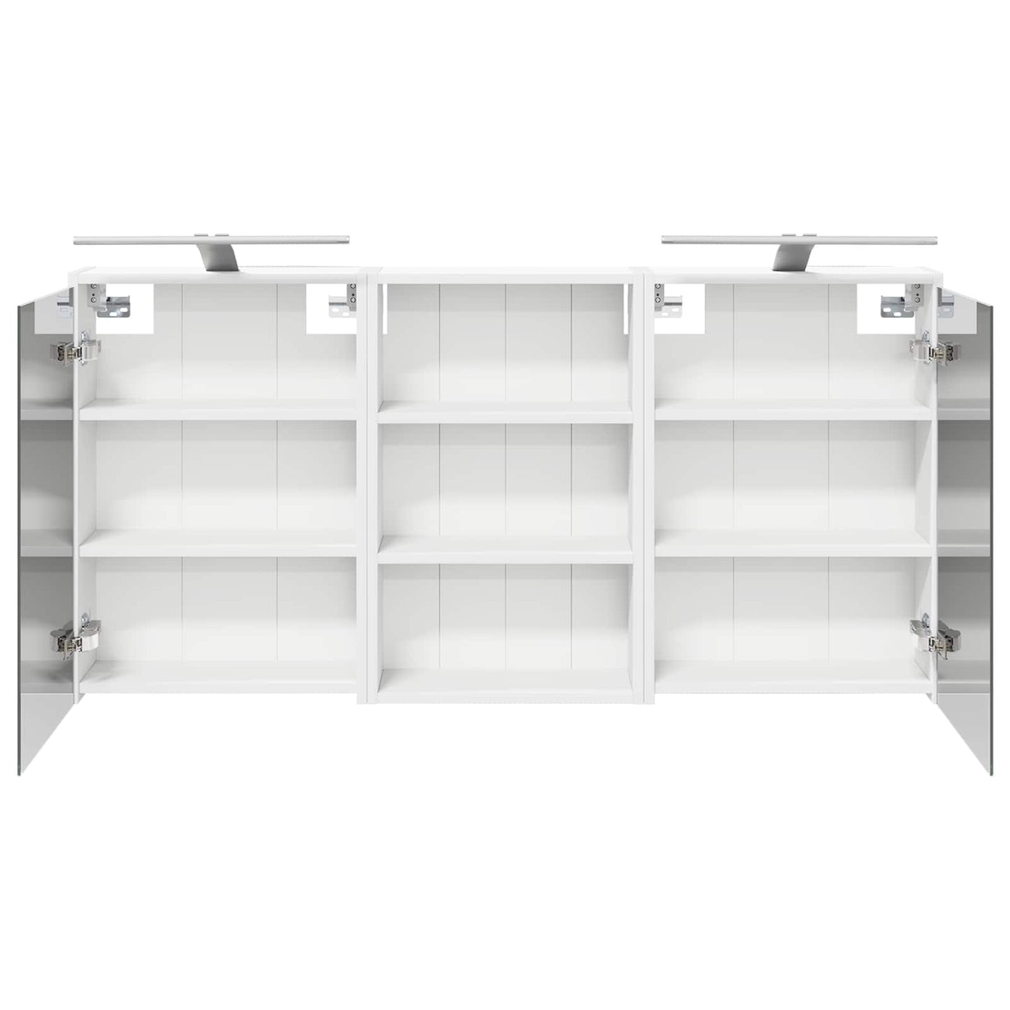 Baderomsskapsett 3 pcs 126 x 16 x 62.5 cm Konstruert tre
