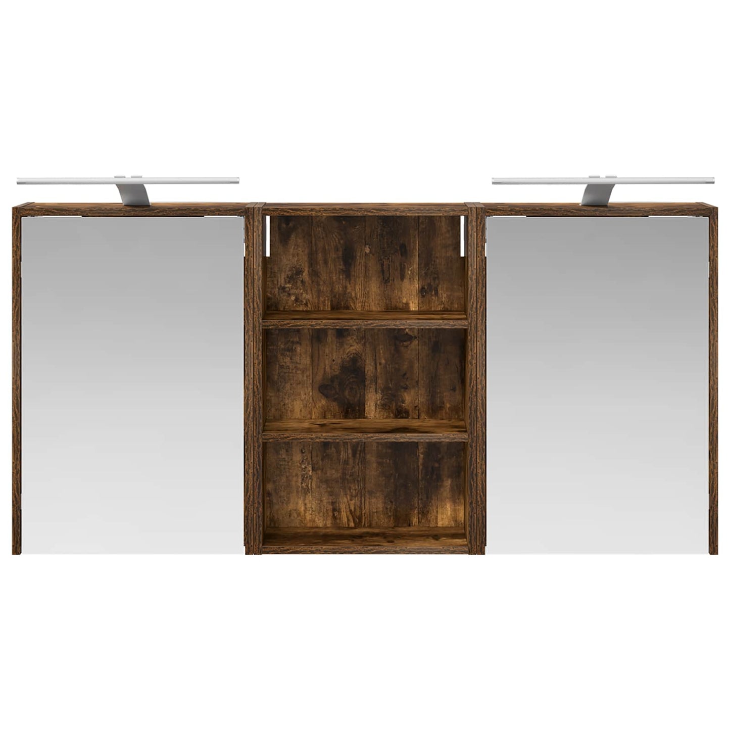Baderomsskapsett 3 pcs 126 x 16 x 62.5 cm Konstruert tre