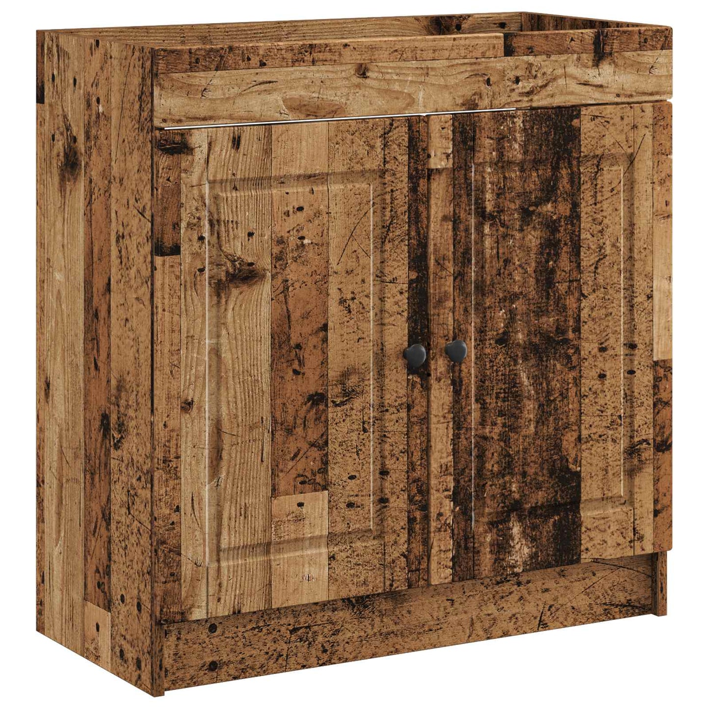 Baderomsinnredningssett Gammelt tre 56 x 37,5 x 81 cm