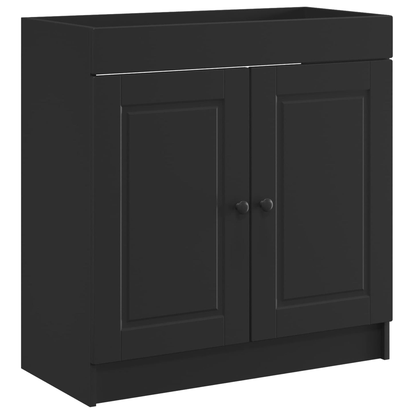 Baderomsinnredningssett Svart 78,5 x 37,5 x 81 cm