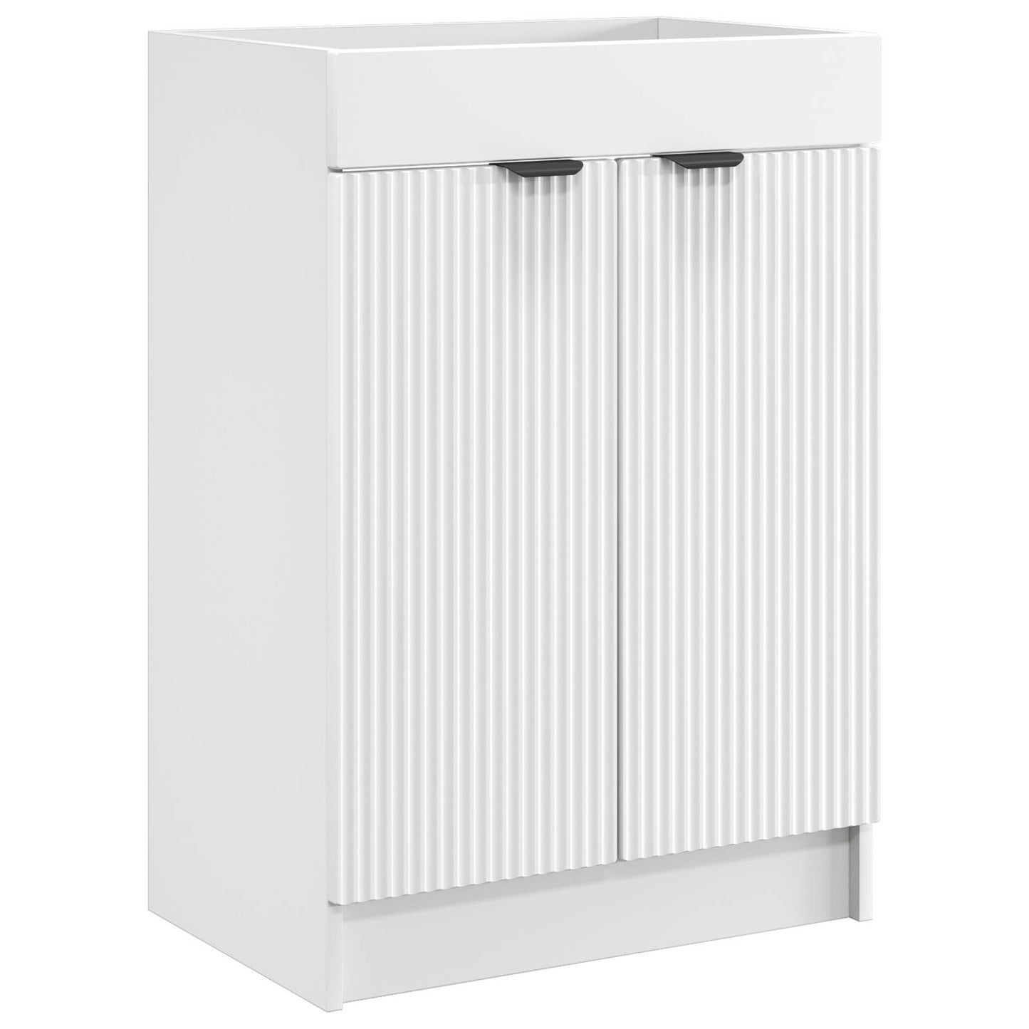 Baderomsinnredningssett Hvit 56 x 37,5 x 81 cm Konstruert tre