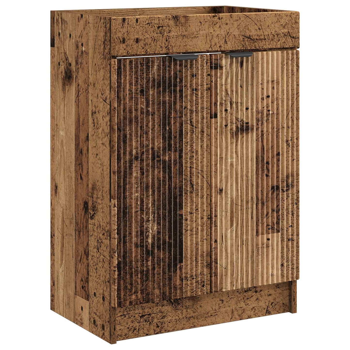 Baderomsinnredningssett Gammelt tre 56 x 37,5 x 81 cm
