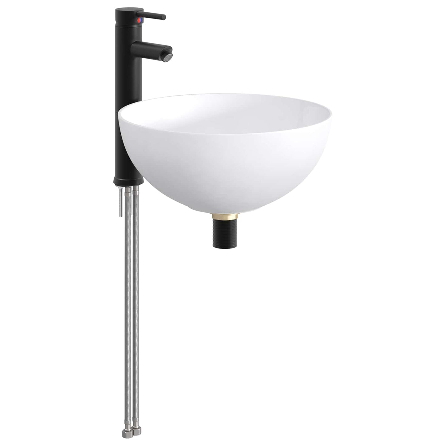 Baderomsinnredningssett Røkt Eik Konstruert tre