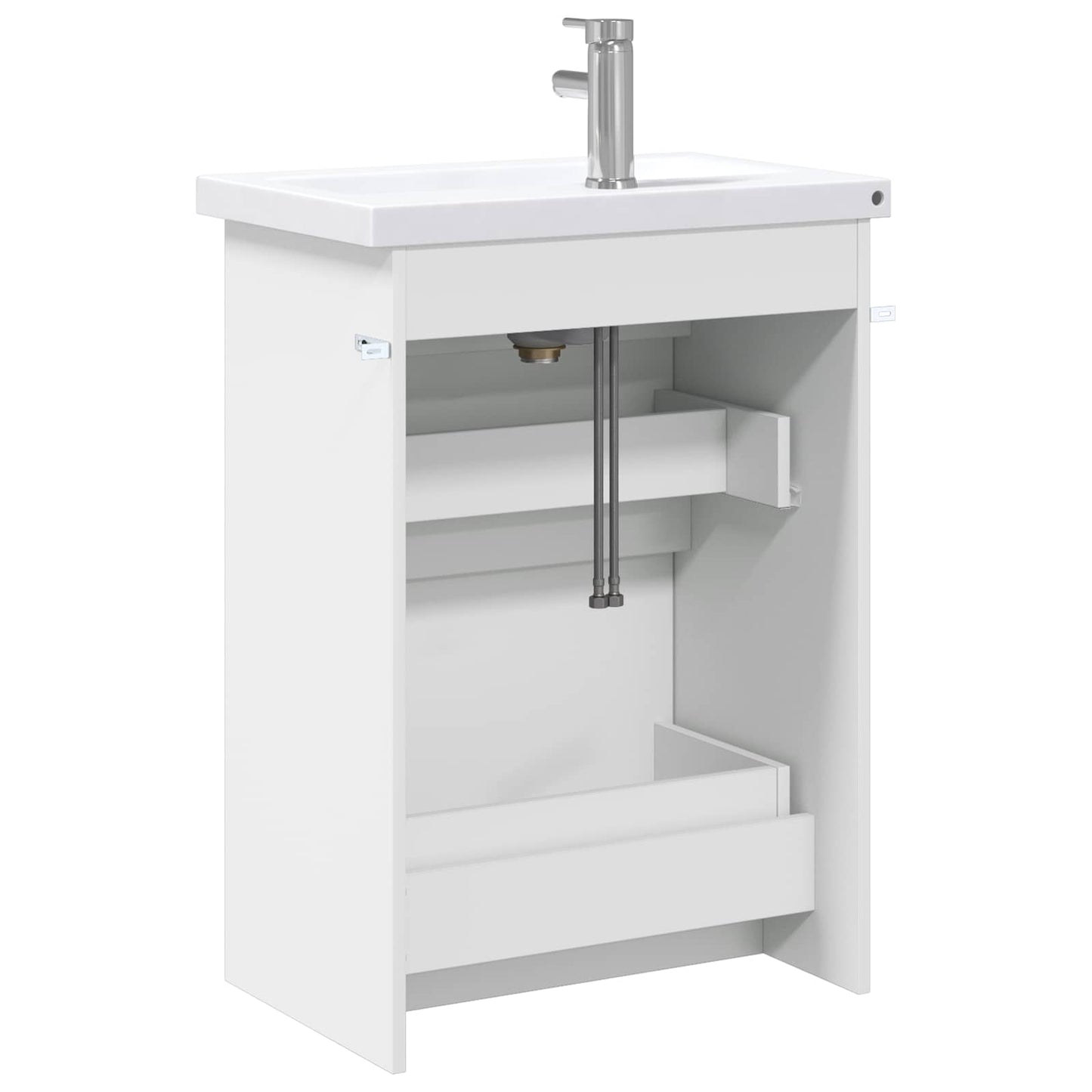 Baderomsinnredningssett Hvit 61 x 40 x 84,5 cm Konstruert tre