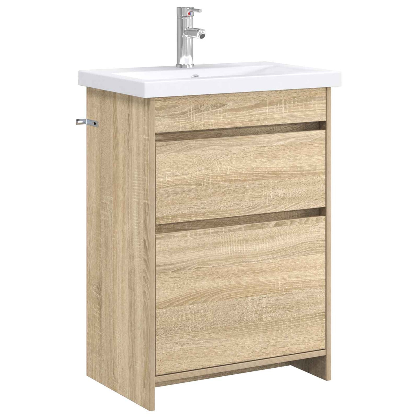 Baderomsinnredningssett Sonoma eik 61 x 40 x 84,5 cm