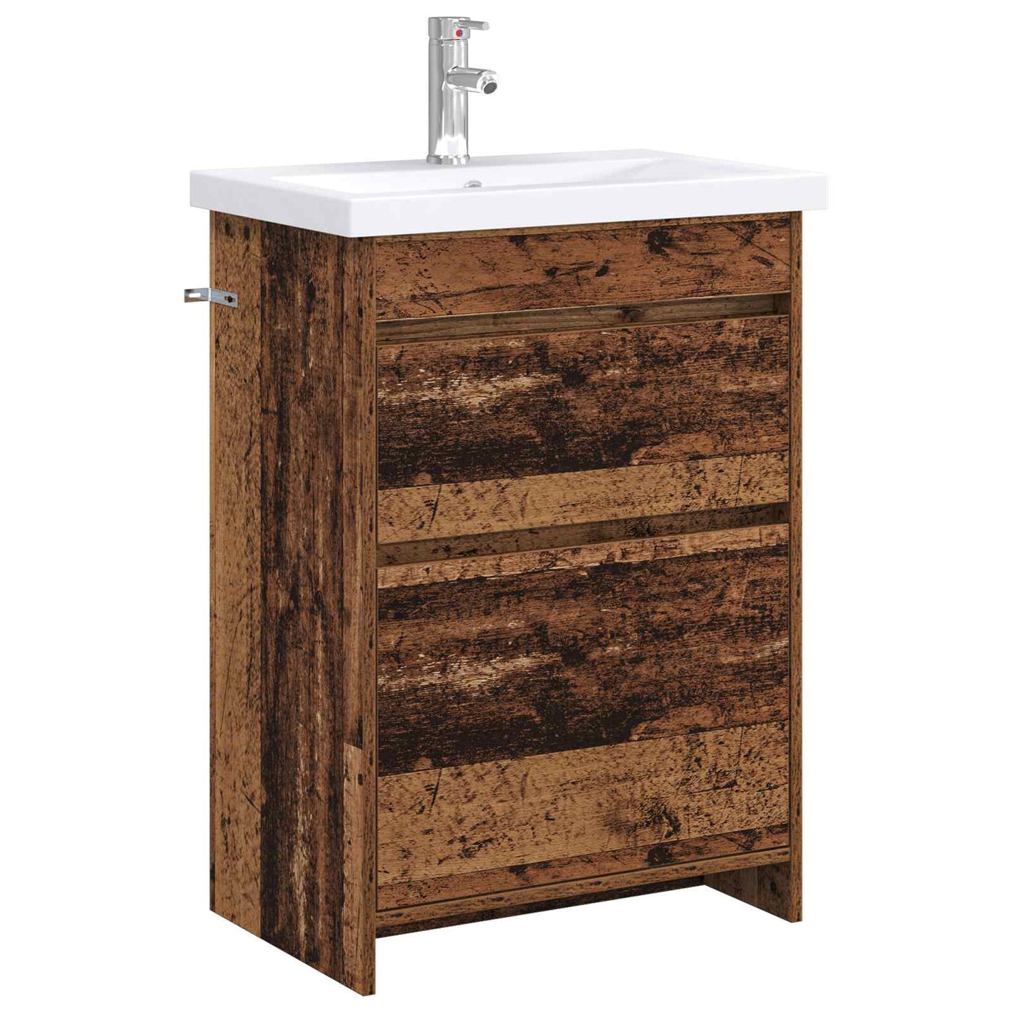 Baderomsinnredningssett Gammelt tre 61 x 40 x 84,5 cm