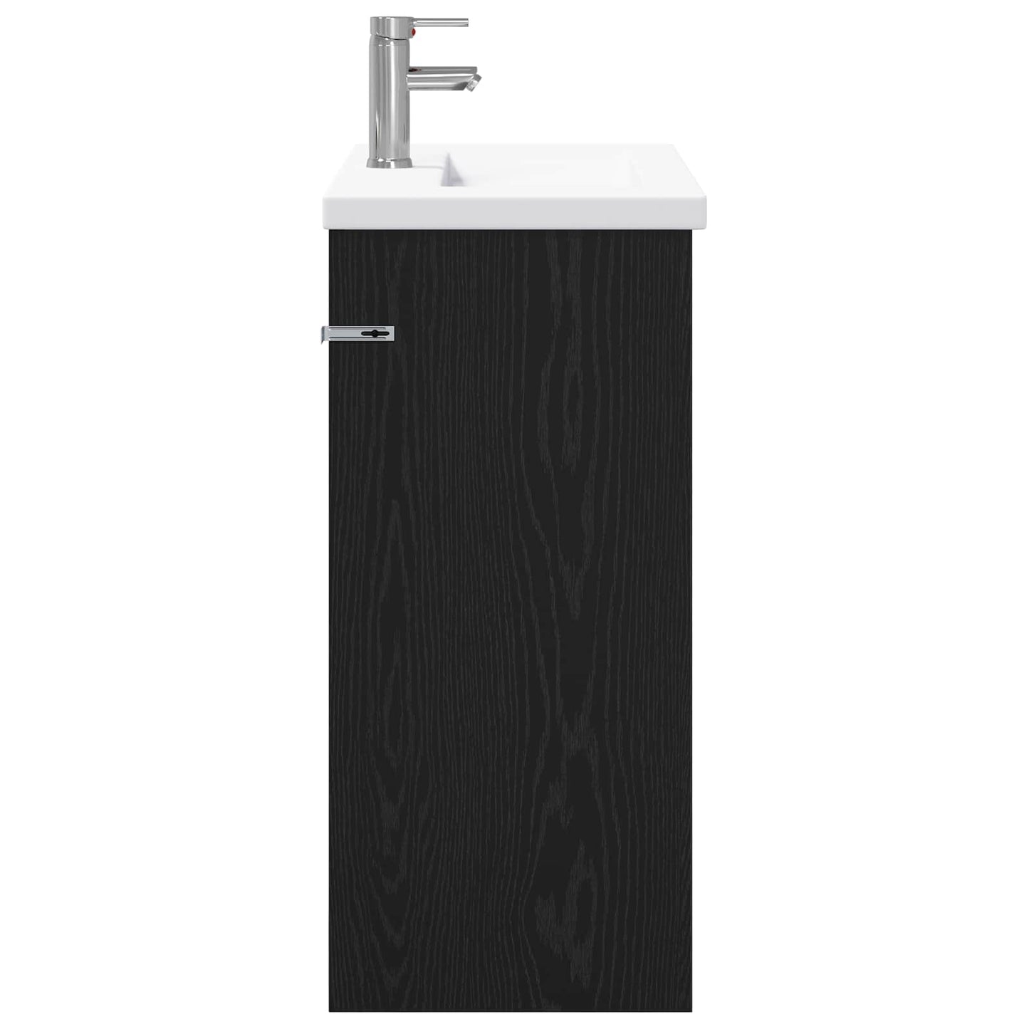 Baderomsinnredningssett Svart eik 81 x 40 x 84,5 cm