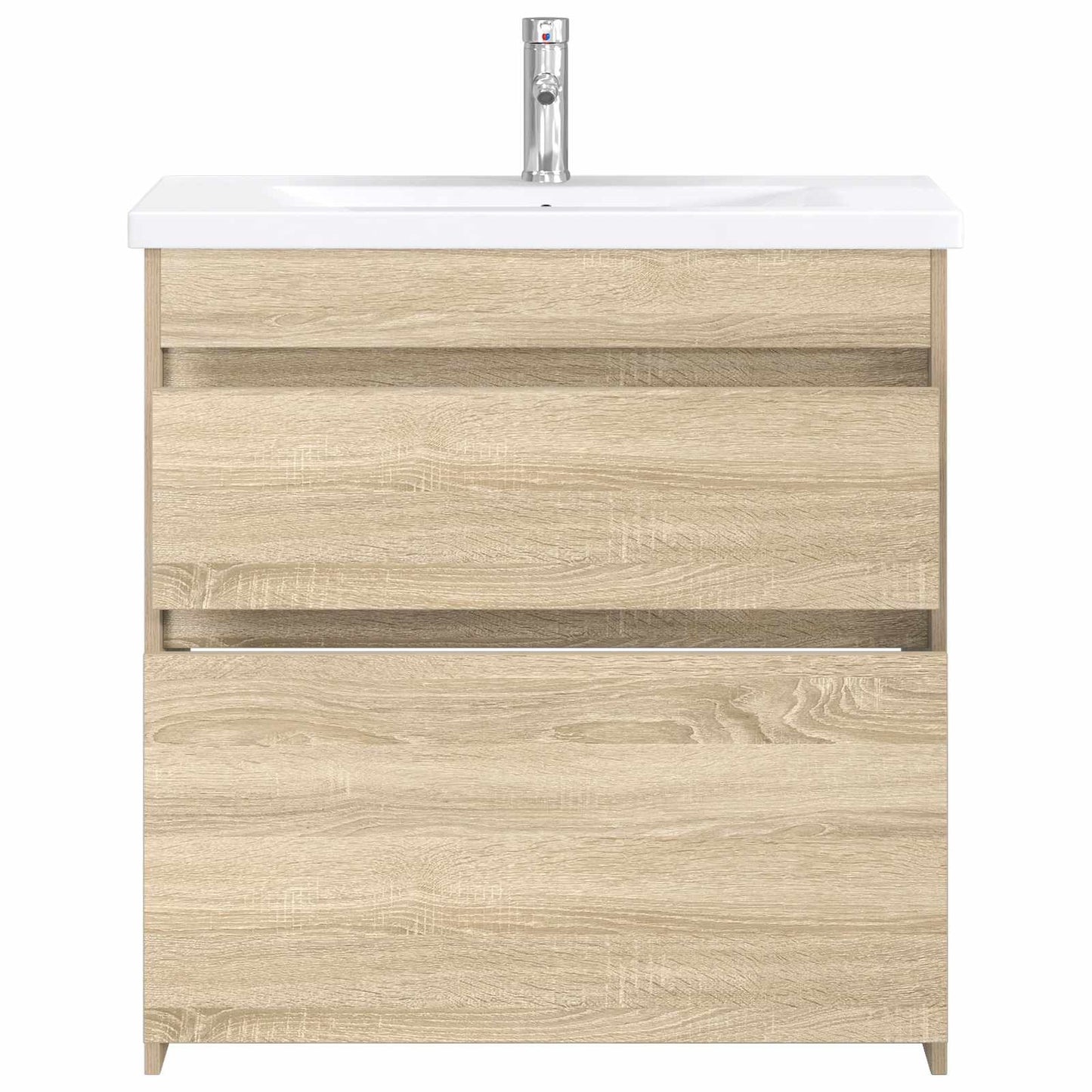 Baderomsinnredningssett Sonoma eik 81 x 40 x 84,5 cm