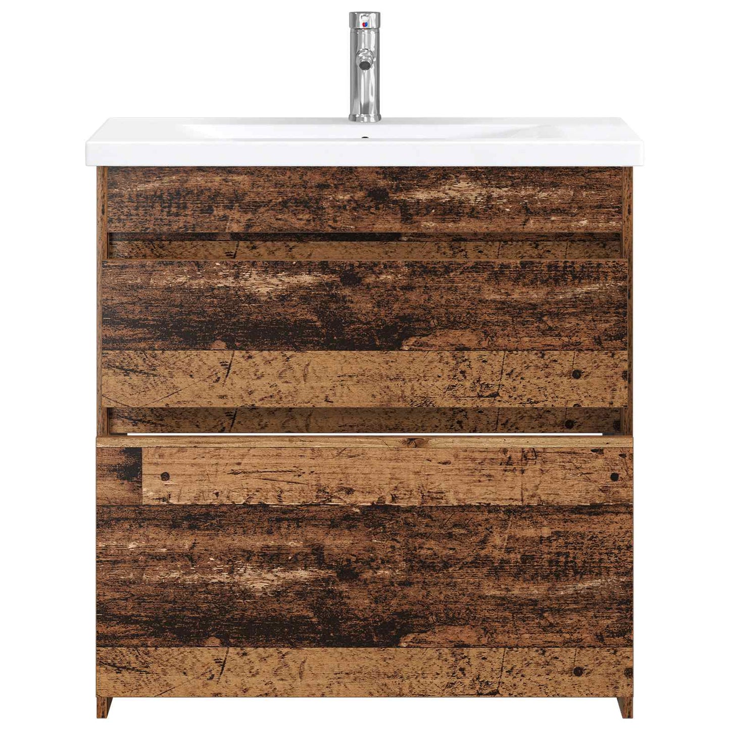 Baderomsinnredningssett Gammelt tre 81 x 40 x 84,5 cm