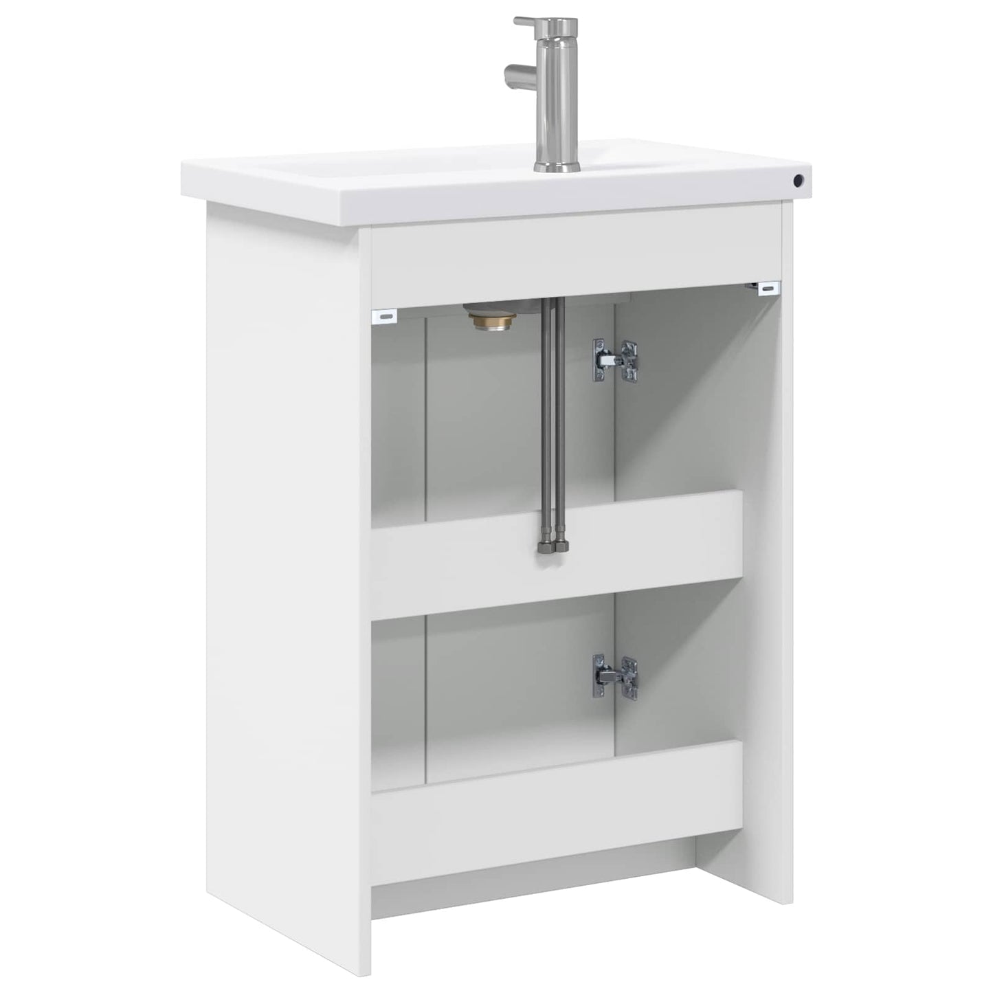 Baderomsinnredningssett Hvit 61 x 40 x 84,5 cm Konstruert tre