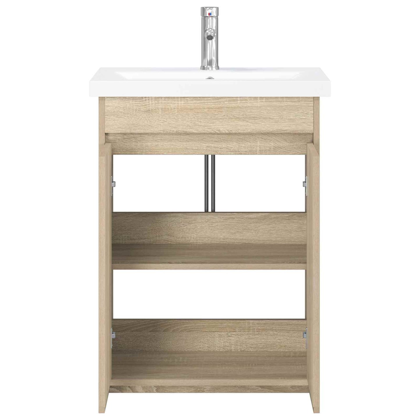 Baderomsinnredningssett Sonoma eik 81 x 40 x 84,5 cm