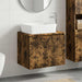 Baderomsinnredningssett Røkt Eik Konstruert tre