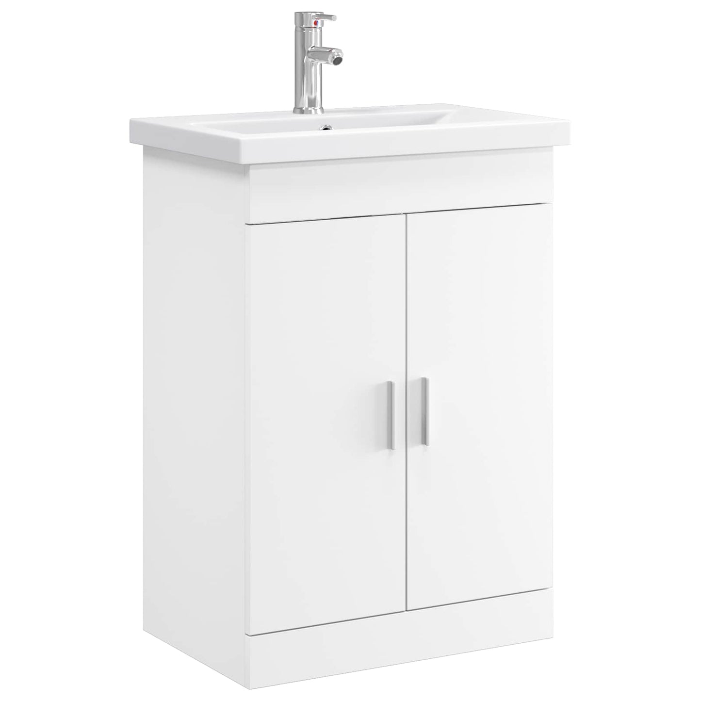 Baderomsinnredningssett Hvit 61 x 40 x 84,5 cm Konstruert tre