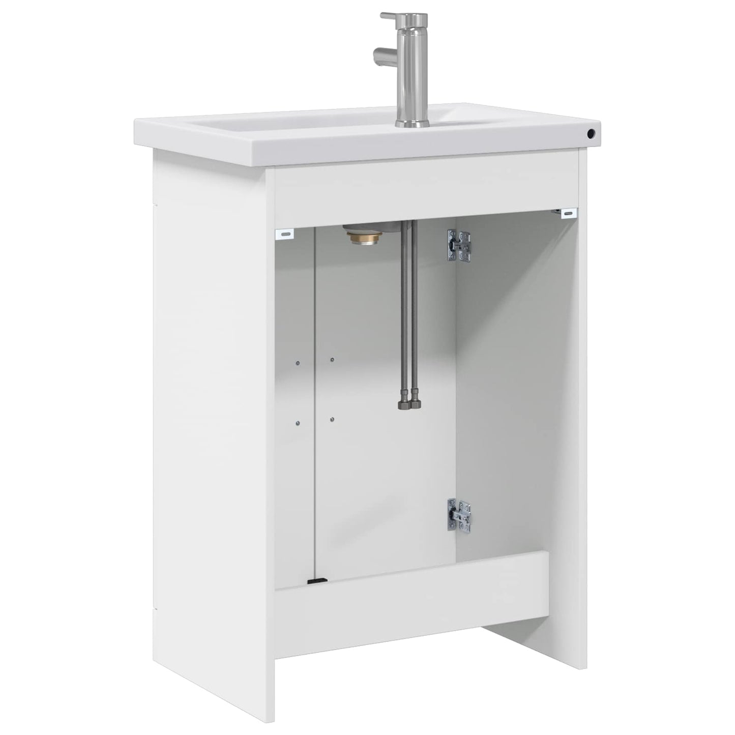Baderomsinnredningssett Hvit 61 x 40 x 84,5 cm Konstruert tre