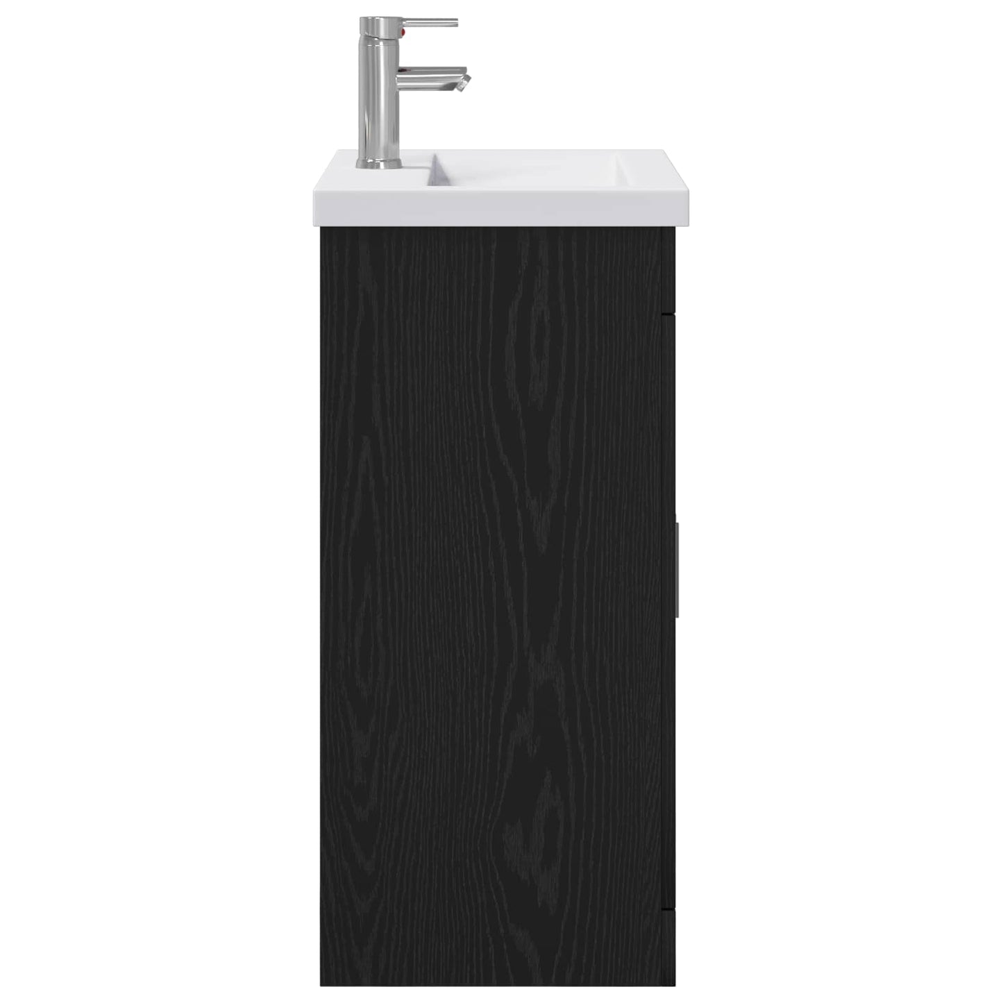 Baderomsinnredningssett Svart eik 61 x 40 x 84,5 cm
