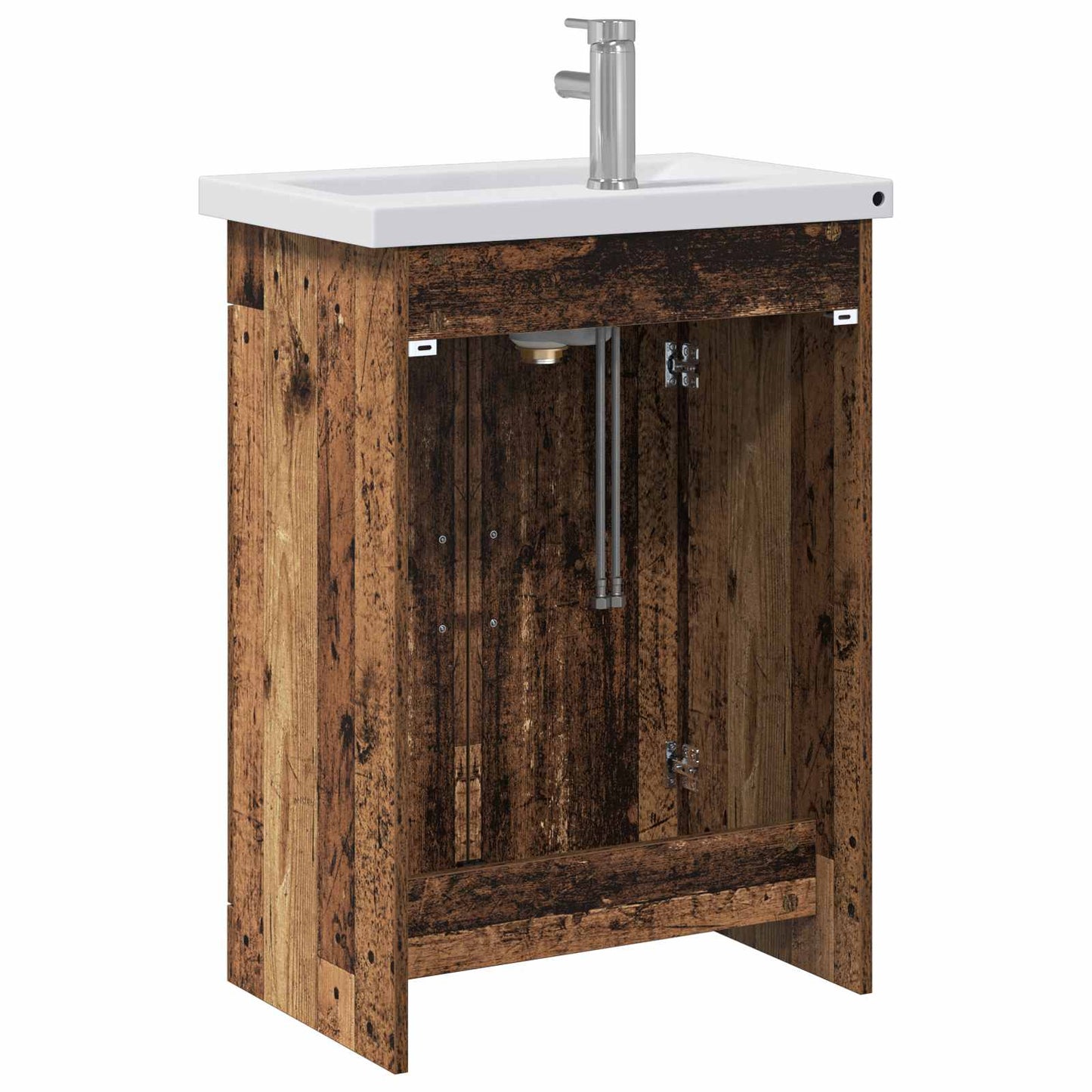 Baderomsinnredningssett Gammelt tre 61 x 40 x 84,5 cm