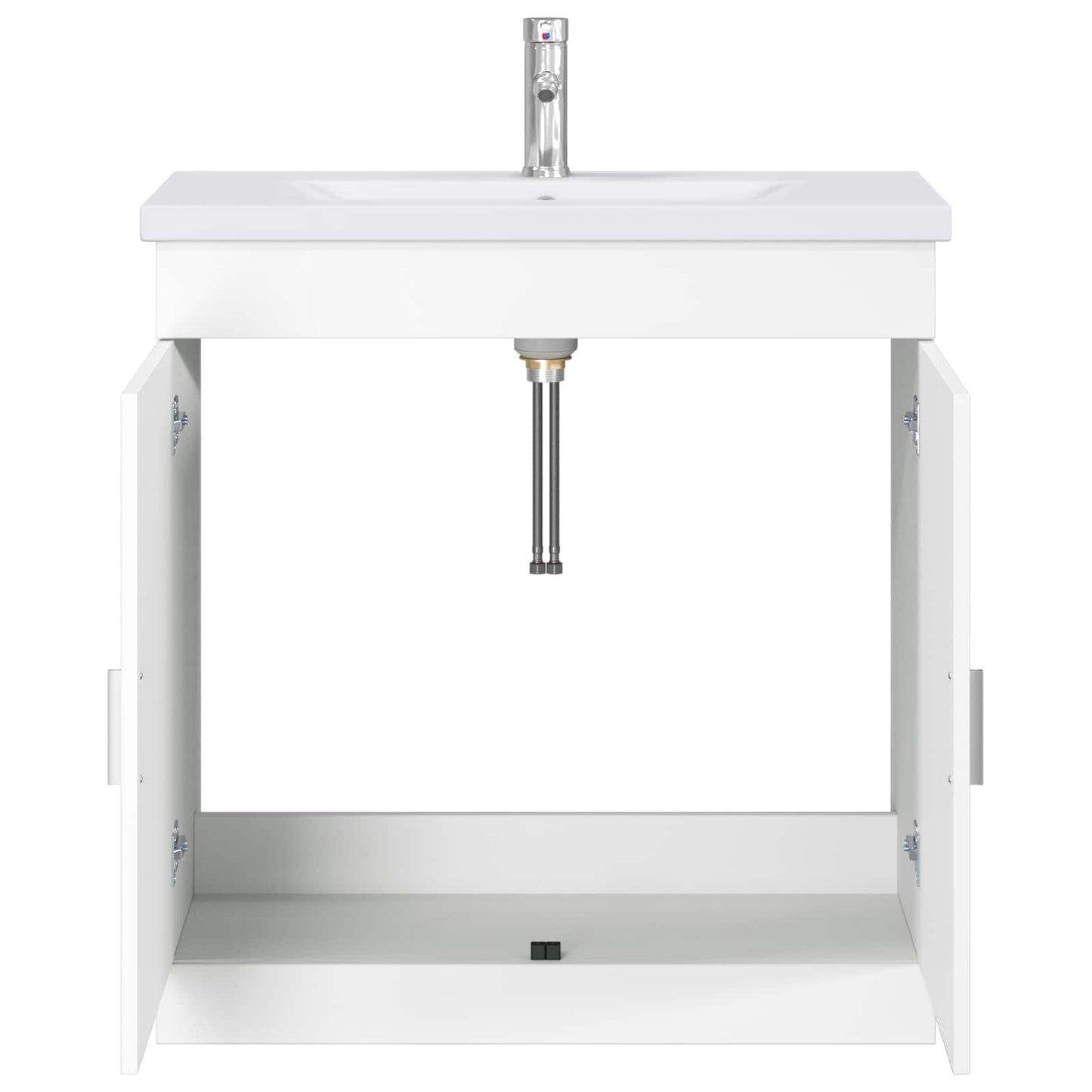Baderomsinnredningssett Hvit 81 x 40 x 84,5 cm Konstruert tre