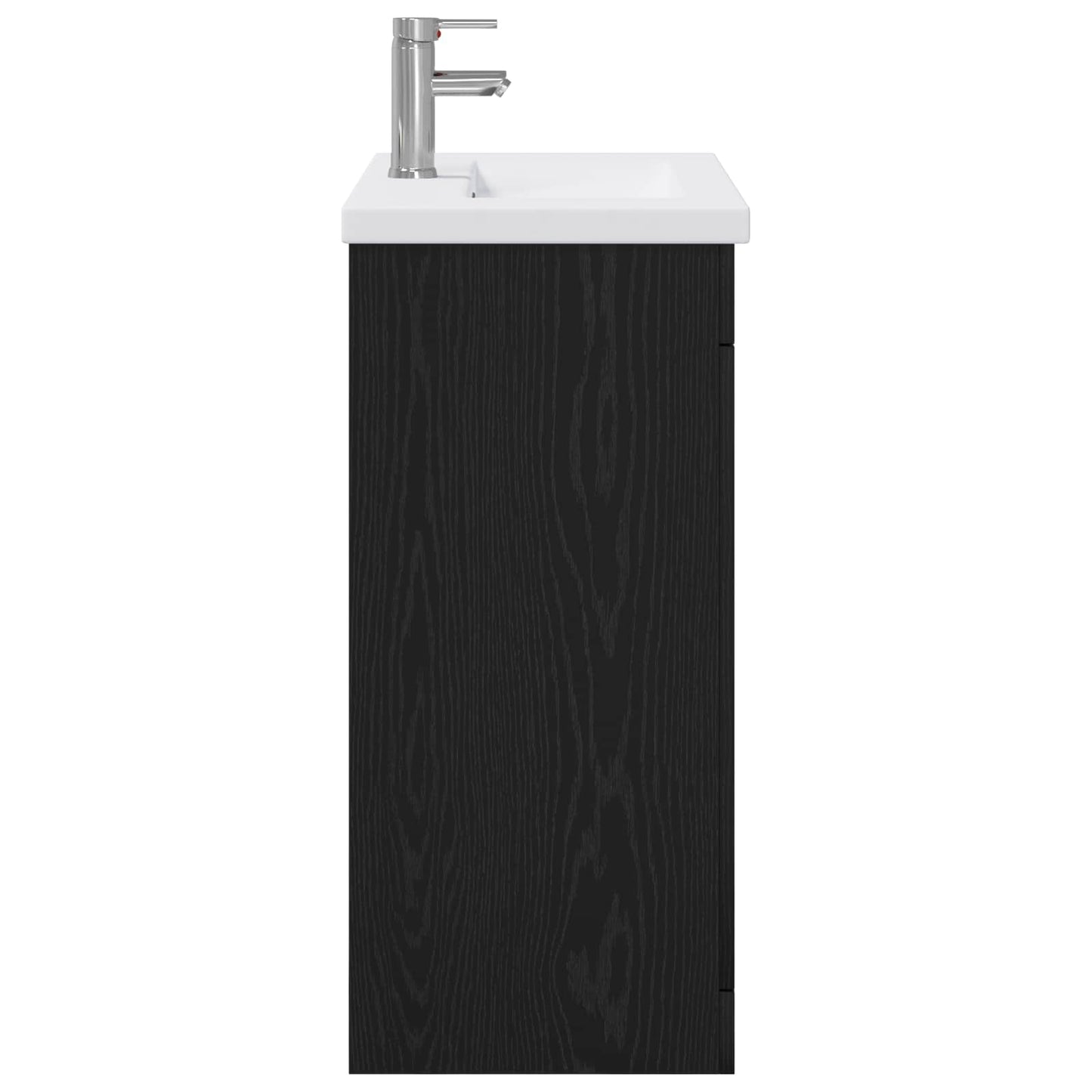 Baderomsinnredningssett Svart eik 81 x 40 x 84,5 cm