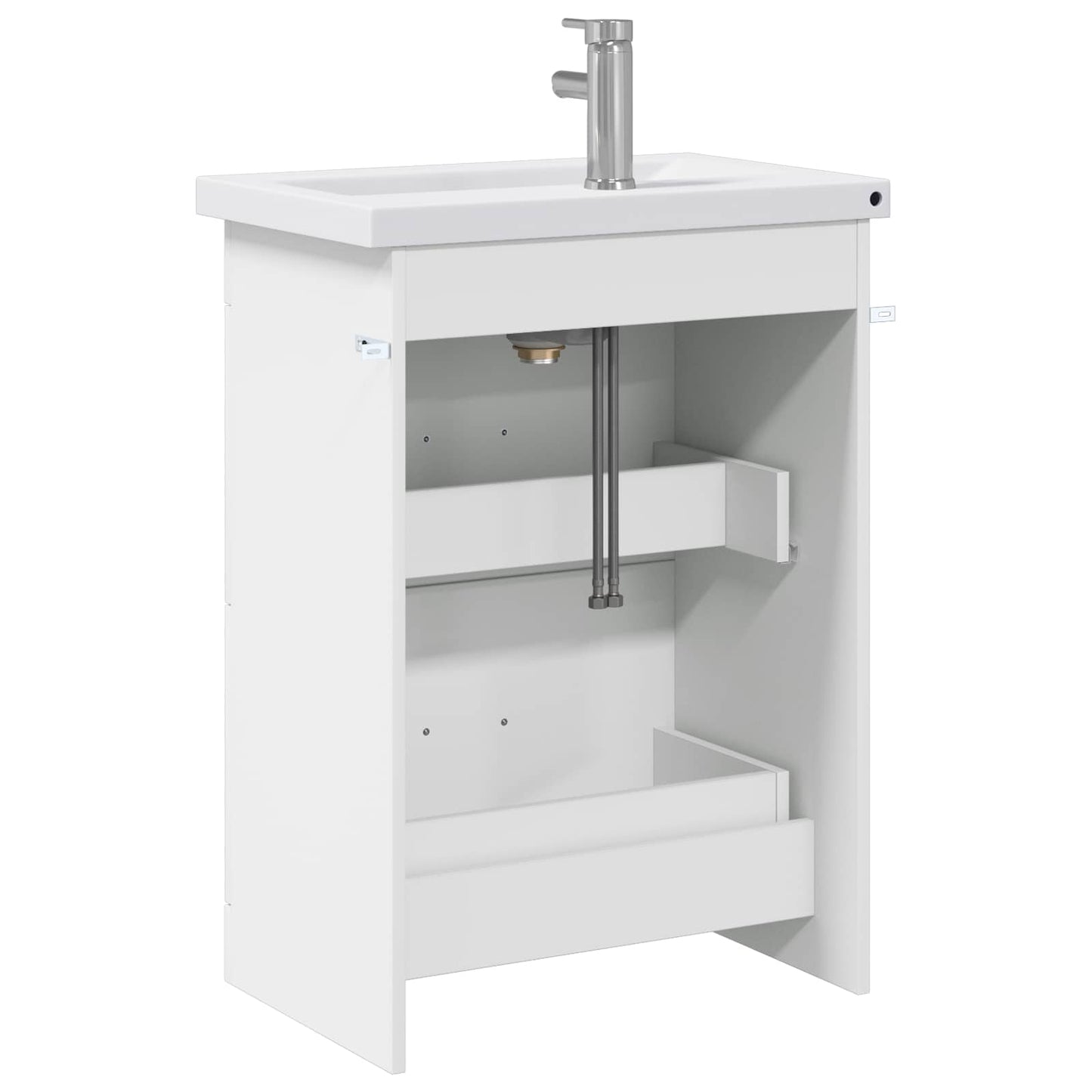Baderomsinnredningssett Hvit 61 x 40 x 84,5 cm Konstruert tre