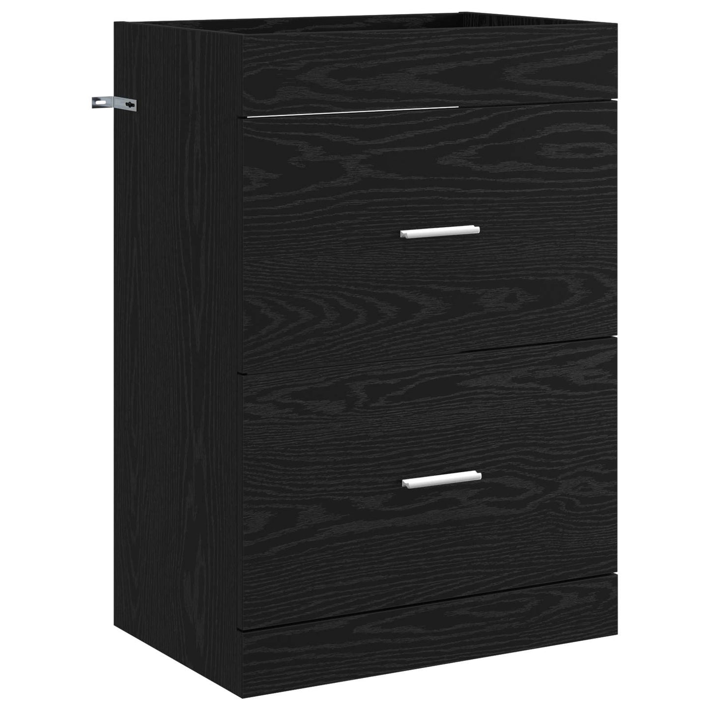 Baderomsinnredningssett Svart eik 61 x 40 x 84,5 cm