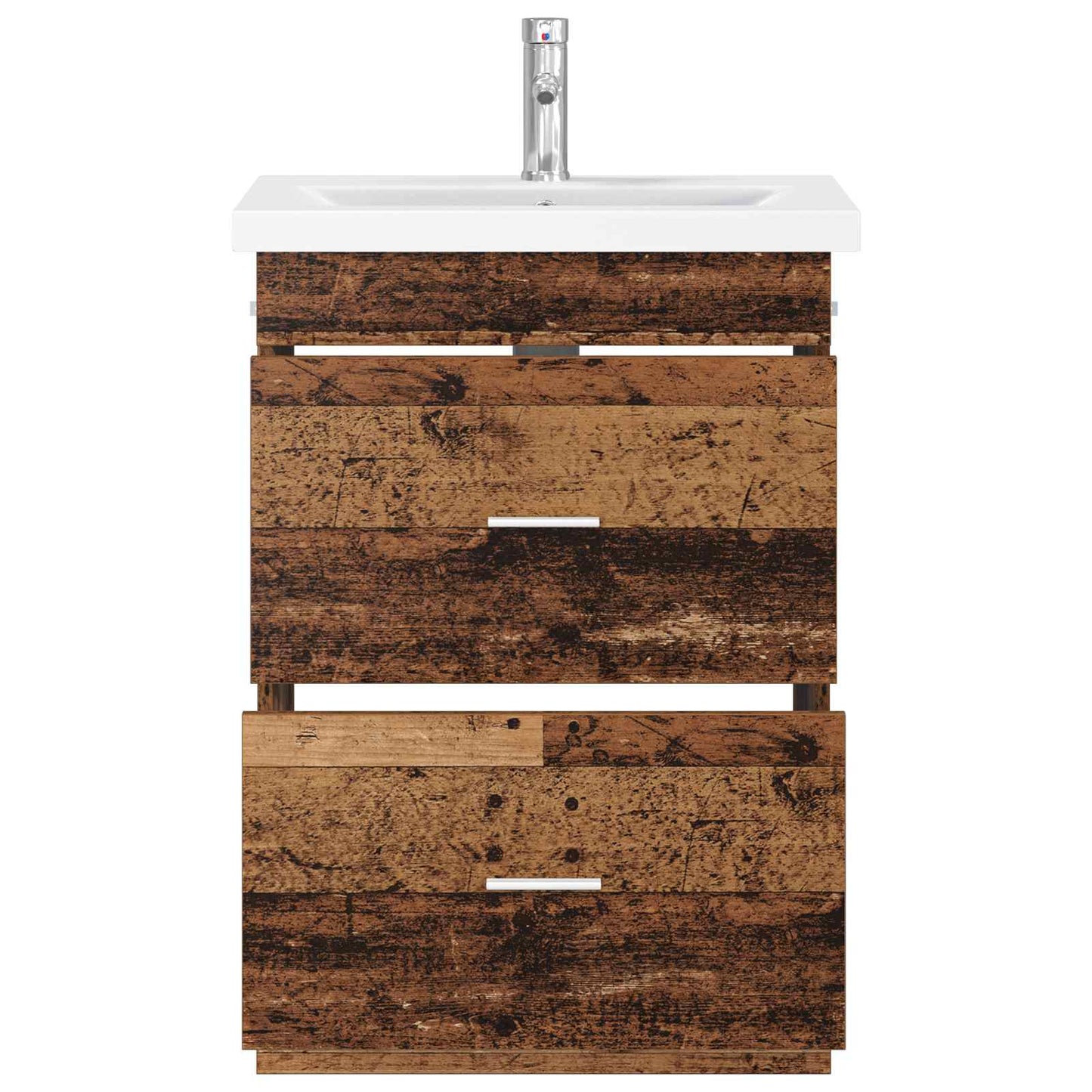 Baderomsinnredningssett Gammelt tre 61 x 40 x 84,5 cm