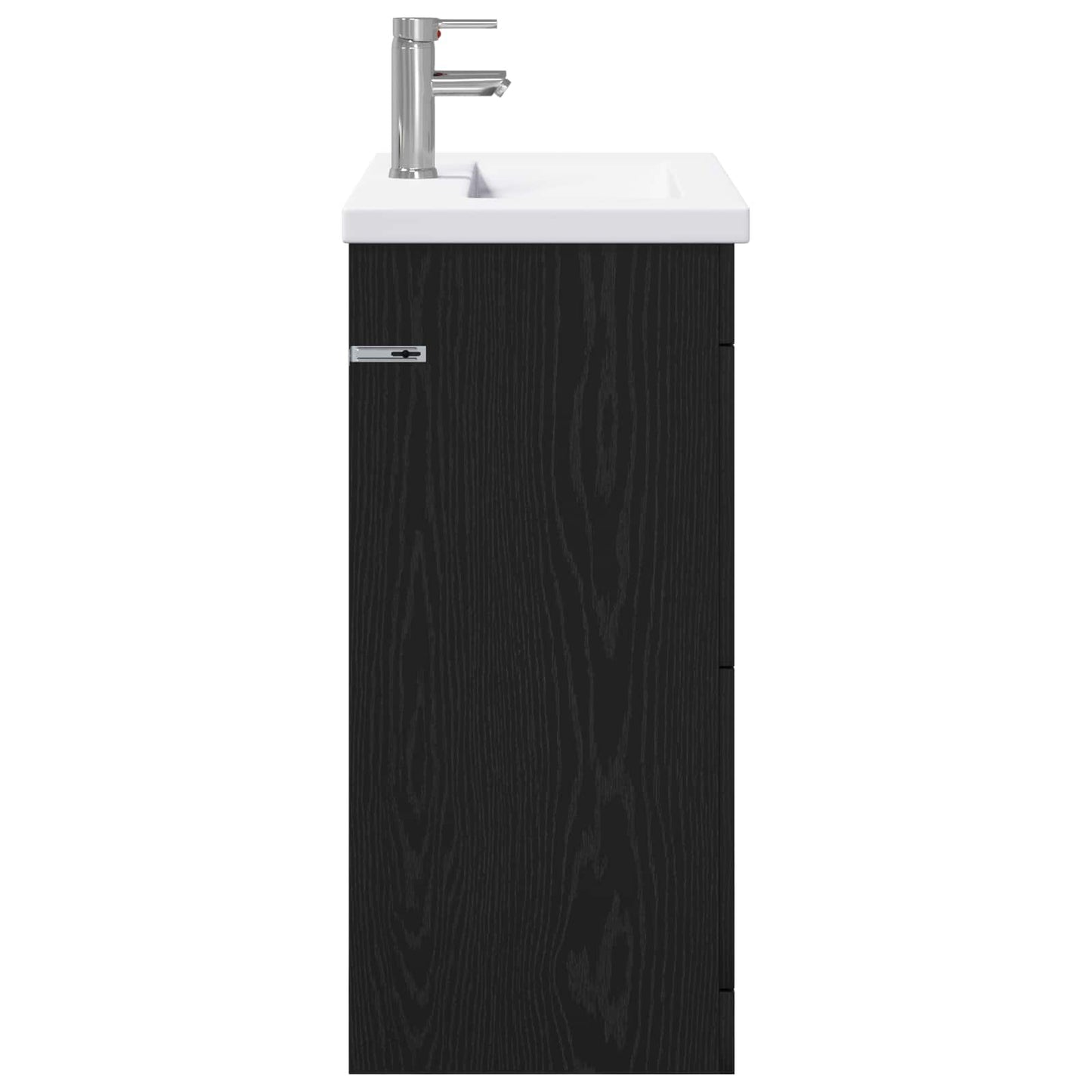 Baderomsinnredningssett Svart eik 81 x 40 x 84,5 cm