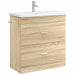 Baderomsinnredningssett Sonoma eik 81 x 40 x 84,5 cm